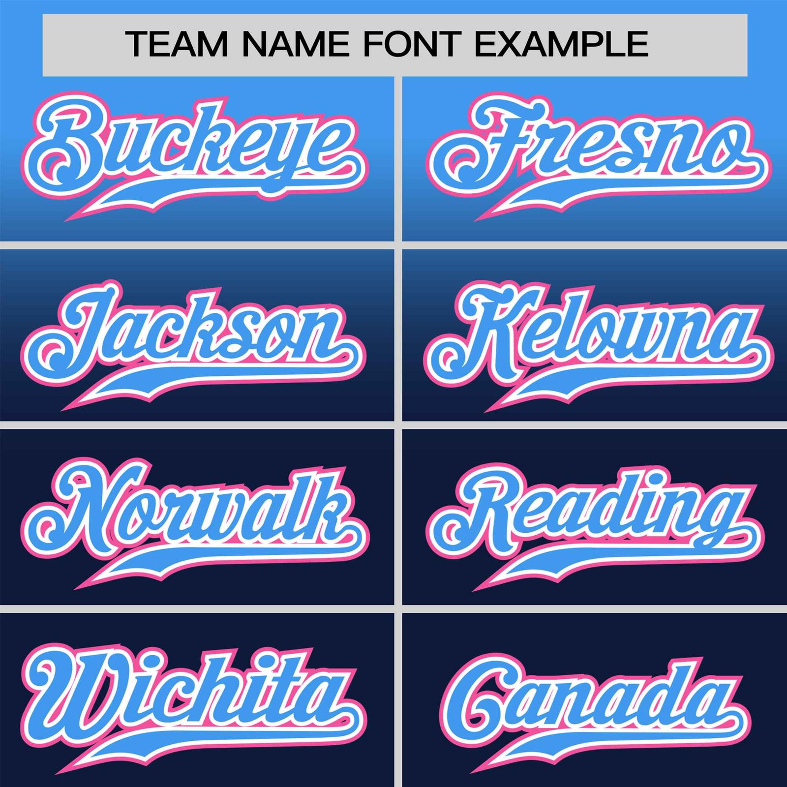 Custom Navy Powder Blue Gradient Fashion Design Authentic Baseball Jersey