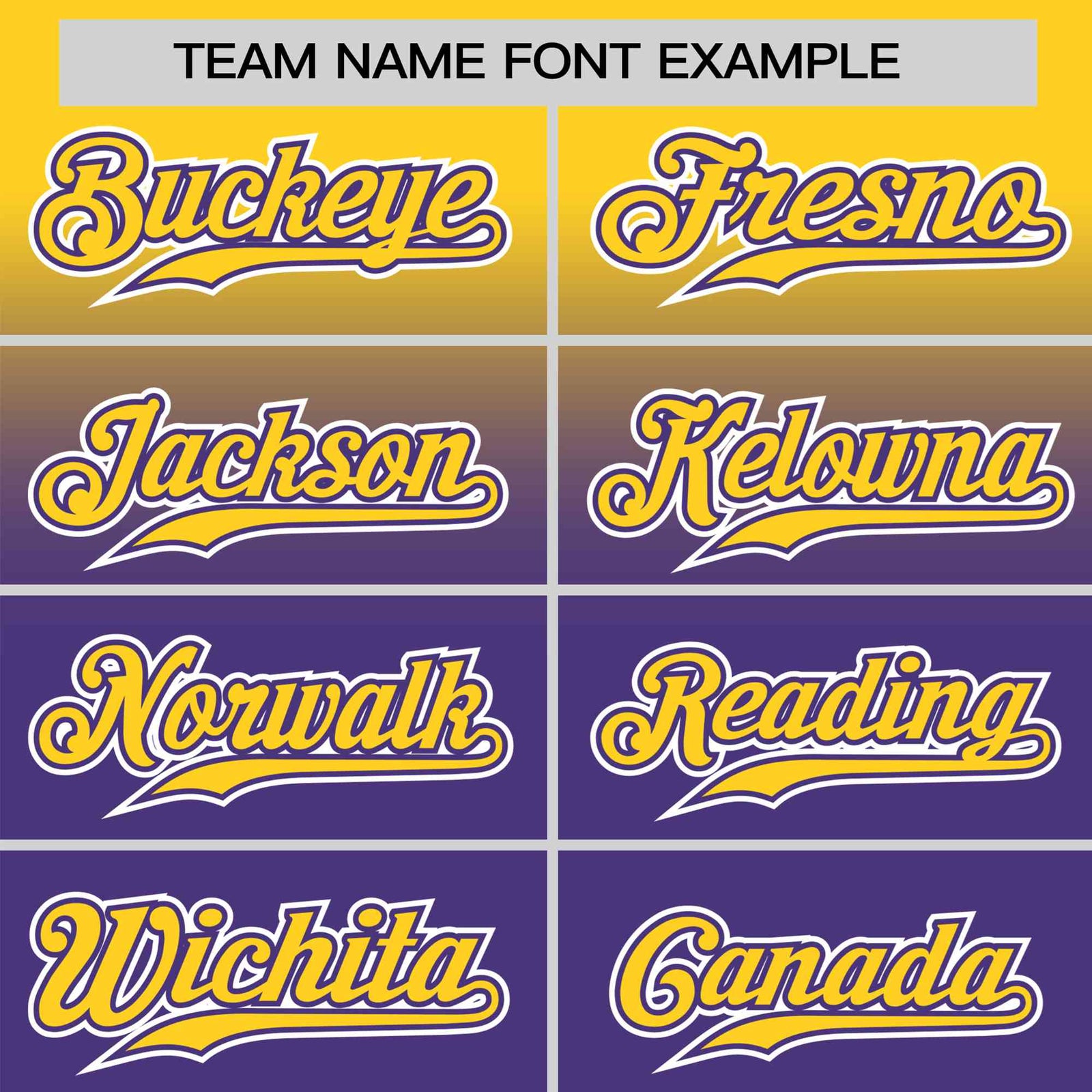 Custom Purple Yellow Gradient Fashion Design Authentic Baseball Jersey