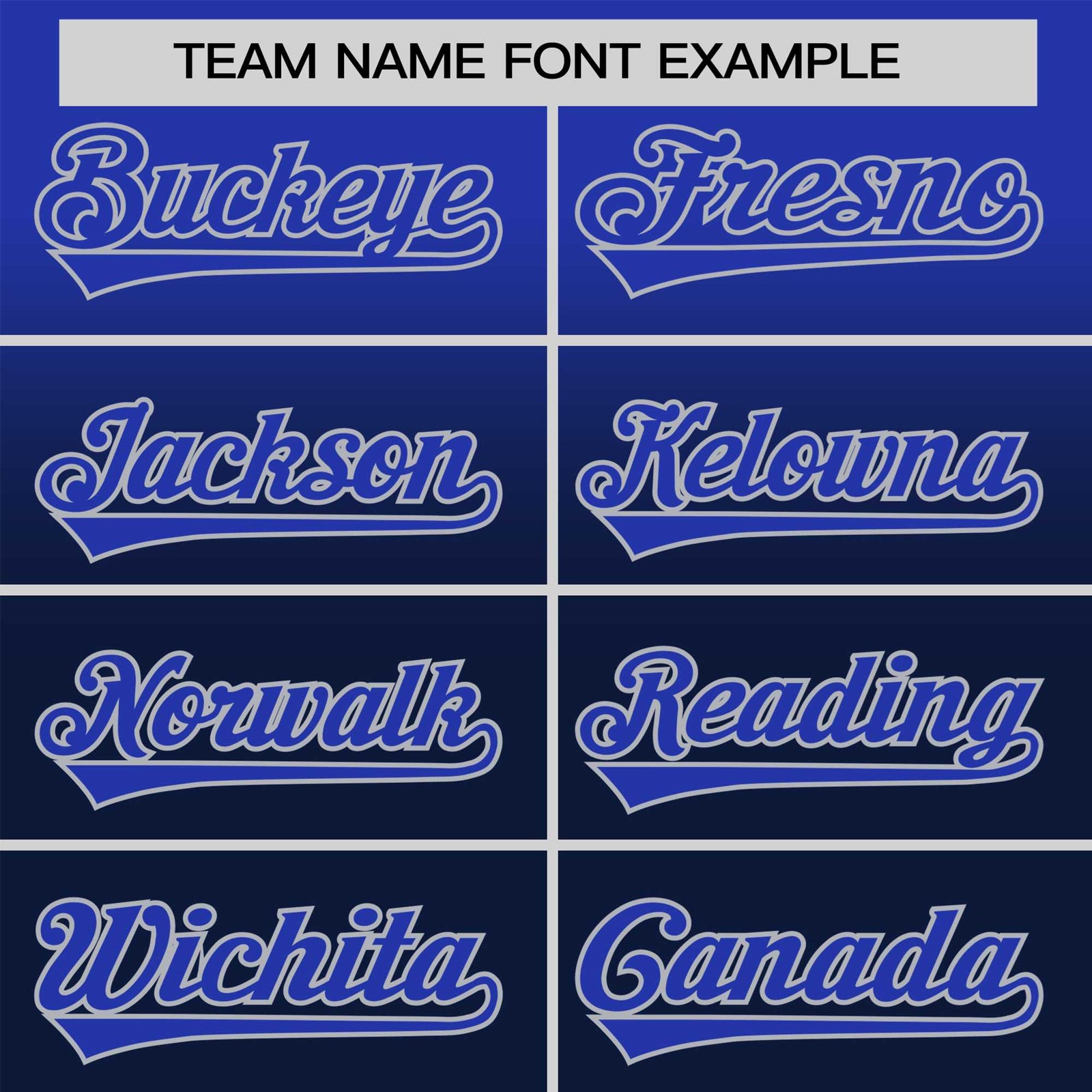 Custom Navy Royal Blue Gradient Fashion Design Authentic Baseball Jersey