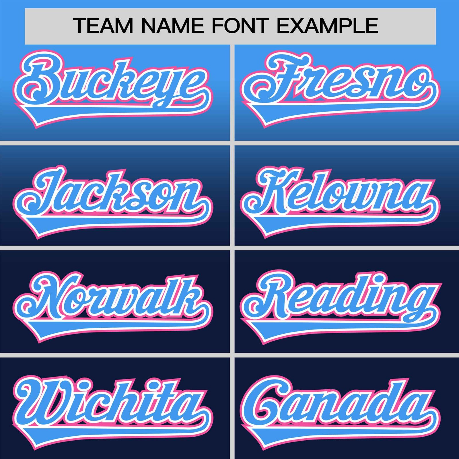 Custom Navy Powder Blue Gradient Fashion Design Authentic Baseball Jersey