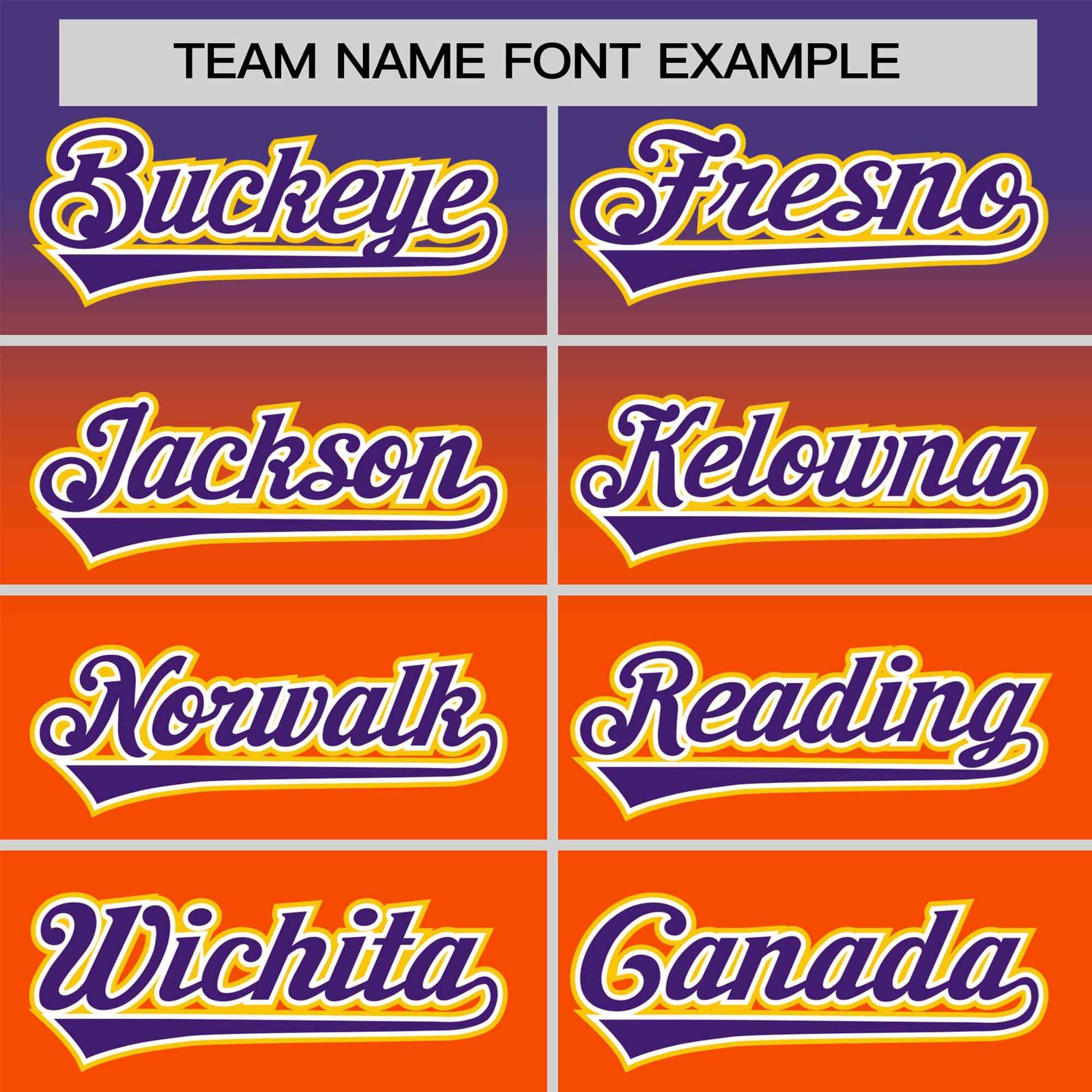 Custom Orange Purple Gradient Fashion Design Authentic Baseball Jersey