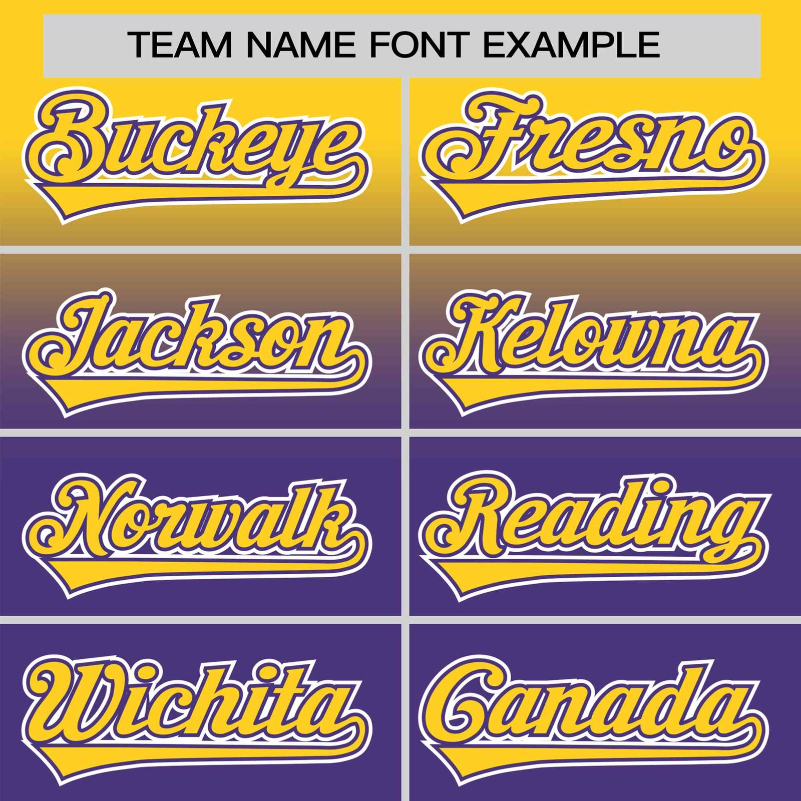 Custom Purple Yellow Gradient Fashion Design Authentic Baseball Jersey