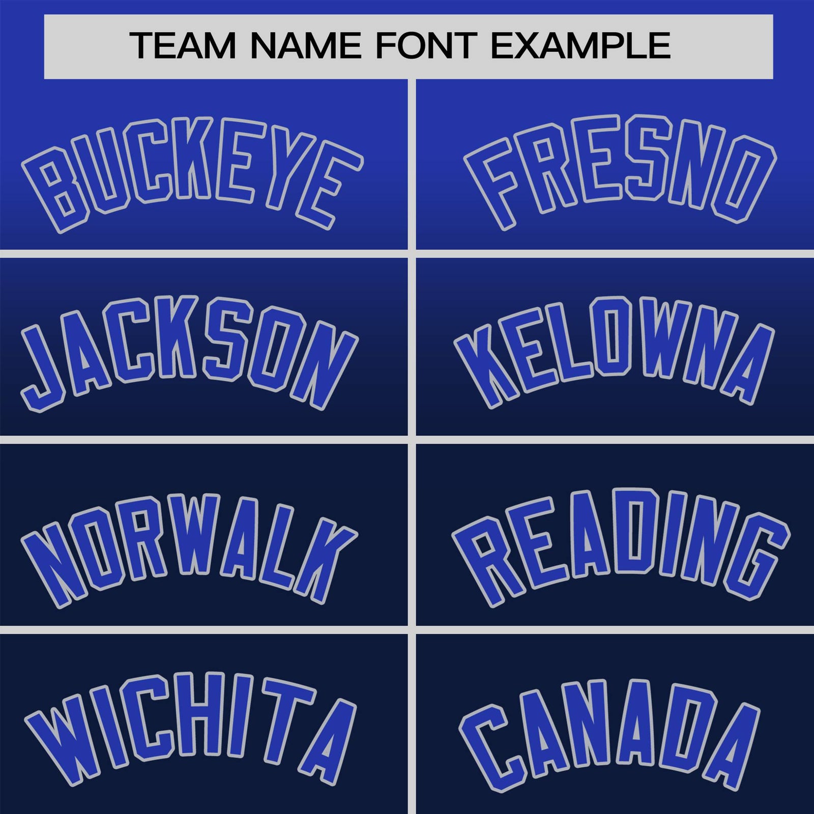 Custom Navy Royal Blue Gradient Fashion Design Authentic Baseball Jersey