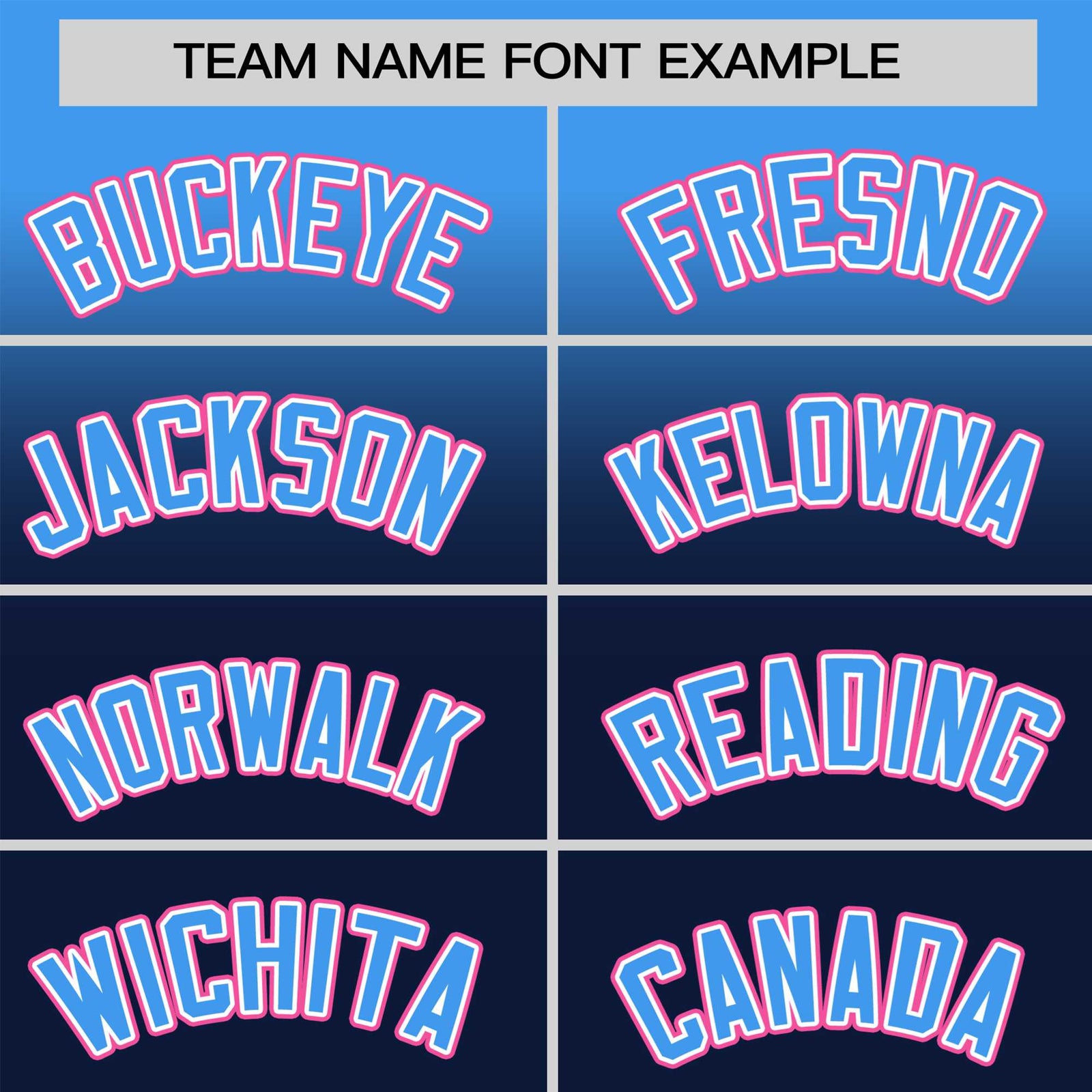 Custom Navy Powder Blue Gradient Fashion Design Authentic Baseball Jersey