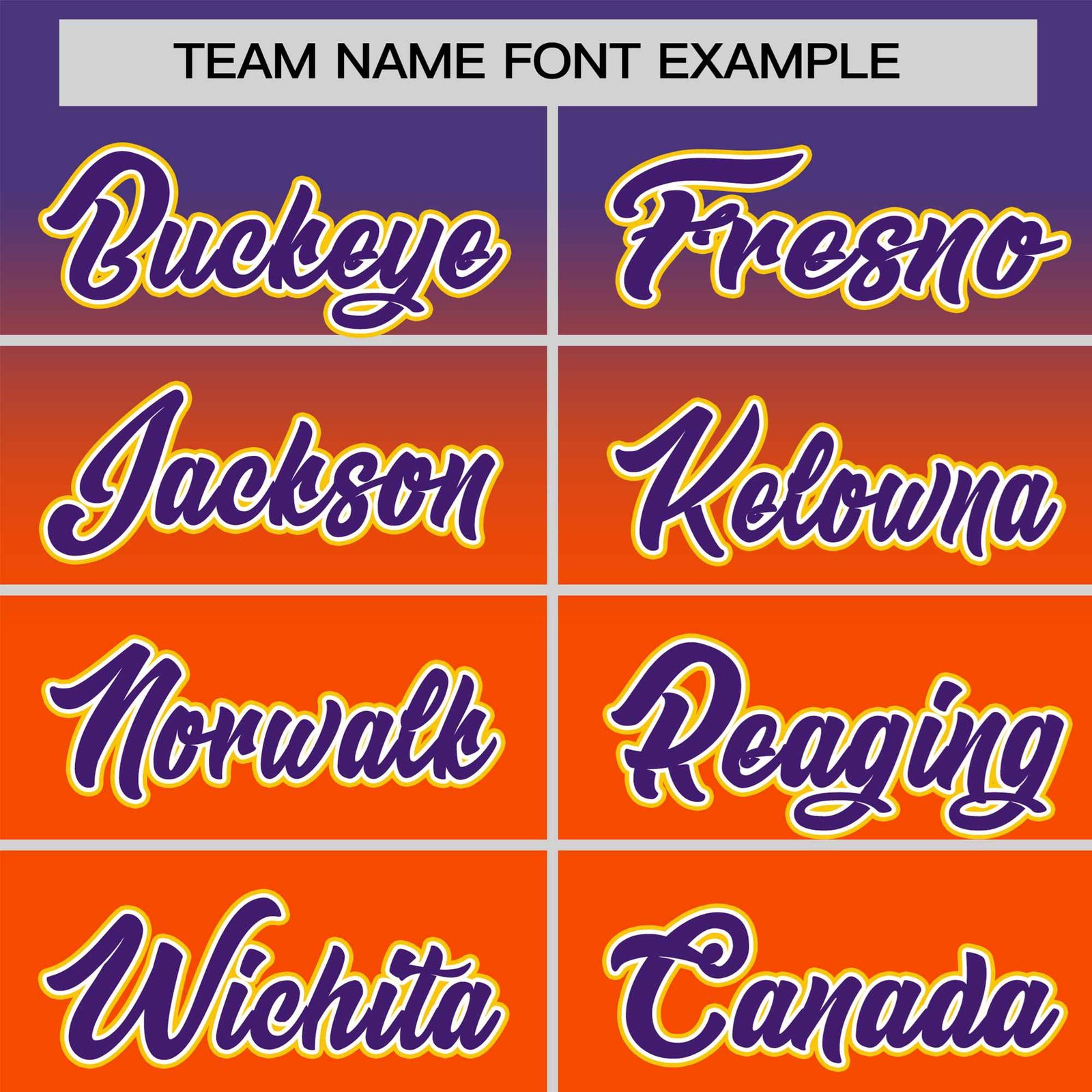 Custom Orange Purple Gradient Fashion Design Authentic Baseball Jersey