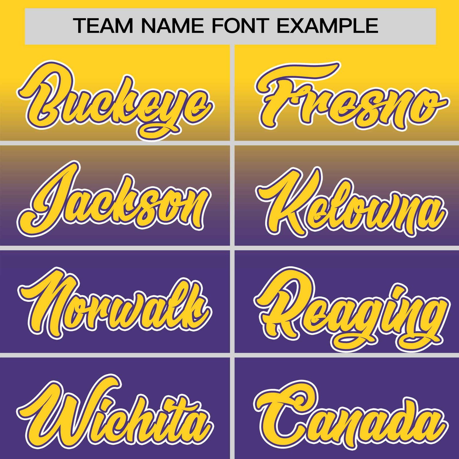 Custom Purple Yellow Gradient Fashion Design Authentic Baseball Jersey