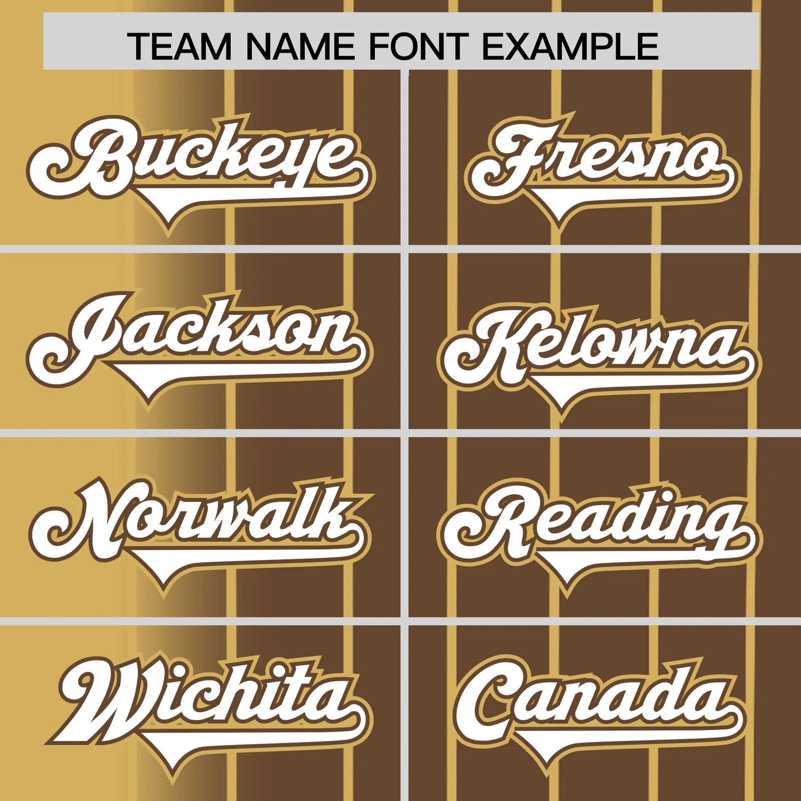 Custom Old-Gold Brown Pinstripe White Authentic Baseball Jersey