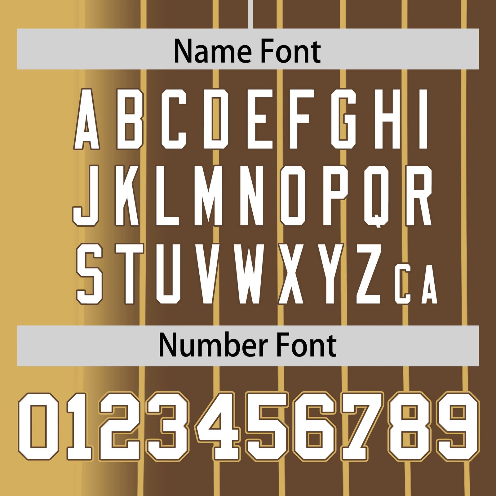 Custom Old-Gold Brown Pinstripe White Authentic Baseball Jersey