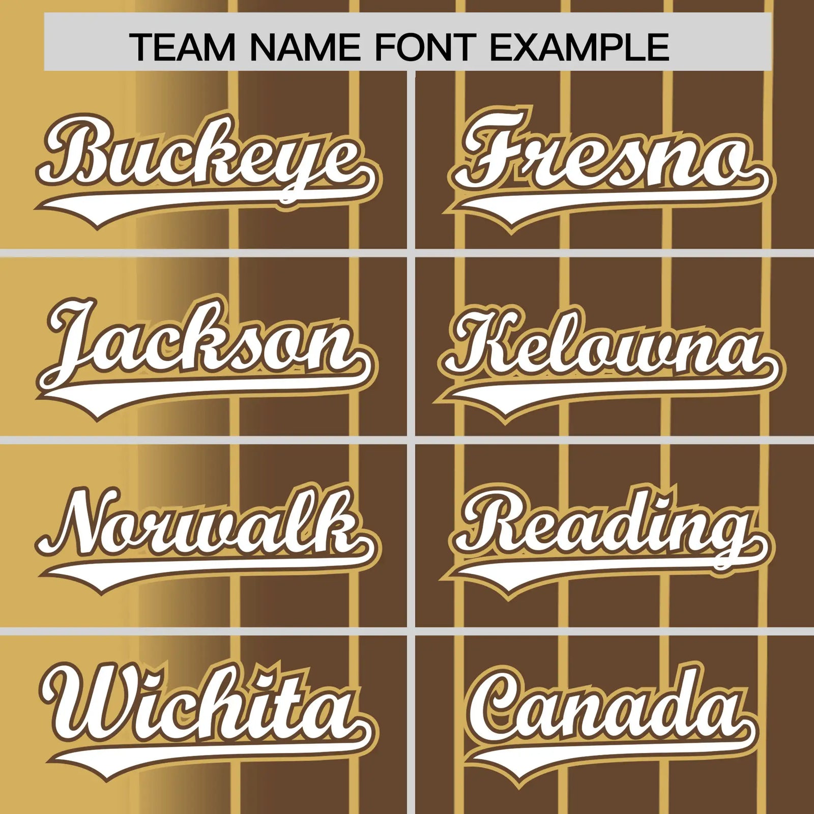 Custom Old-Gold Brown Pinstripe White Authentic Baseball Jersey