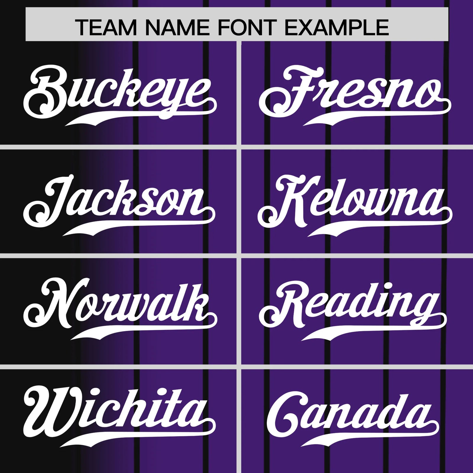 Custom Black Purple Pinstripe White Authentic Baseball Jersey