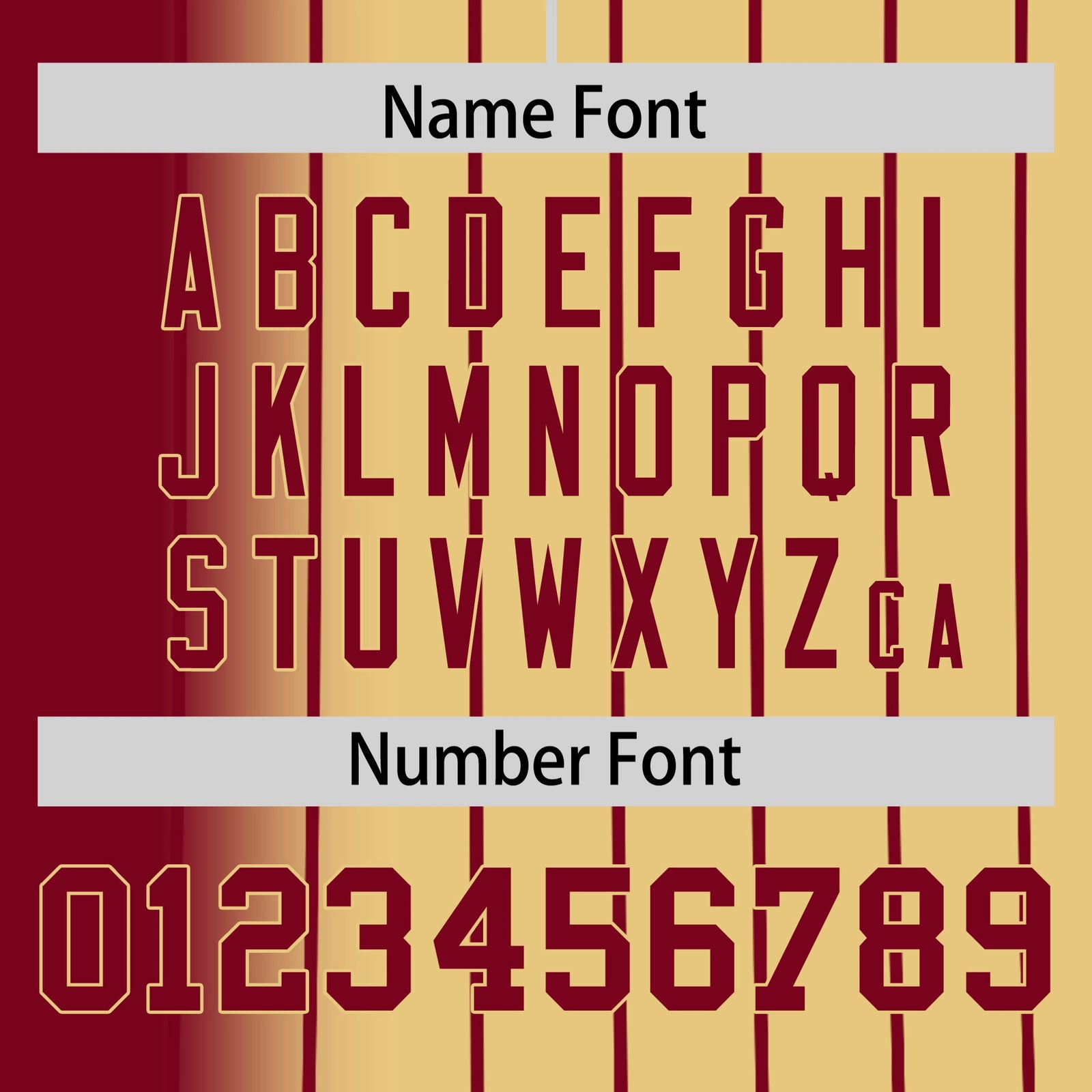 Custom Crimson Old-Gold Pinstripe Crimson Authentic Baseball Jersey