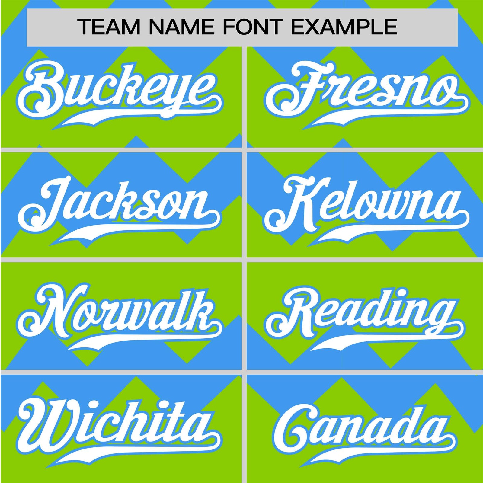 Custom Neon Green Powder Blue White Authentic Corrugated Fashion Baseball Jersey