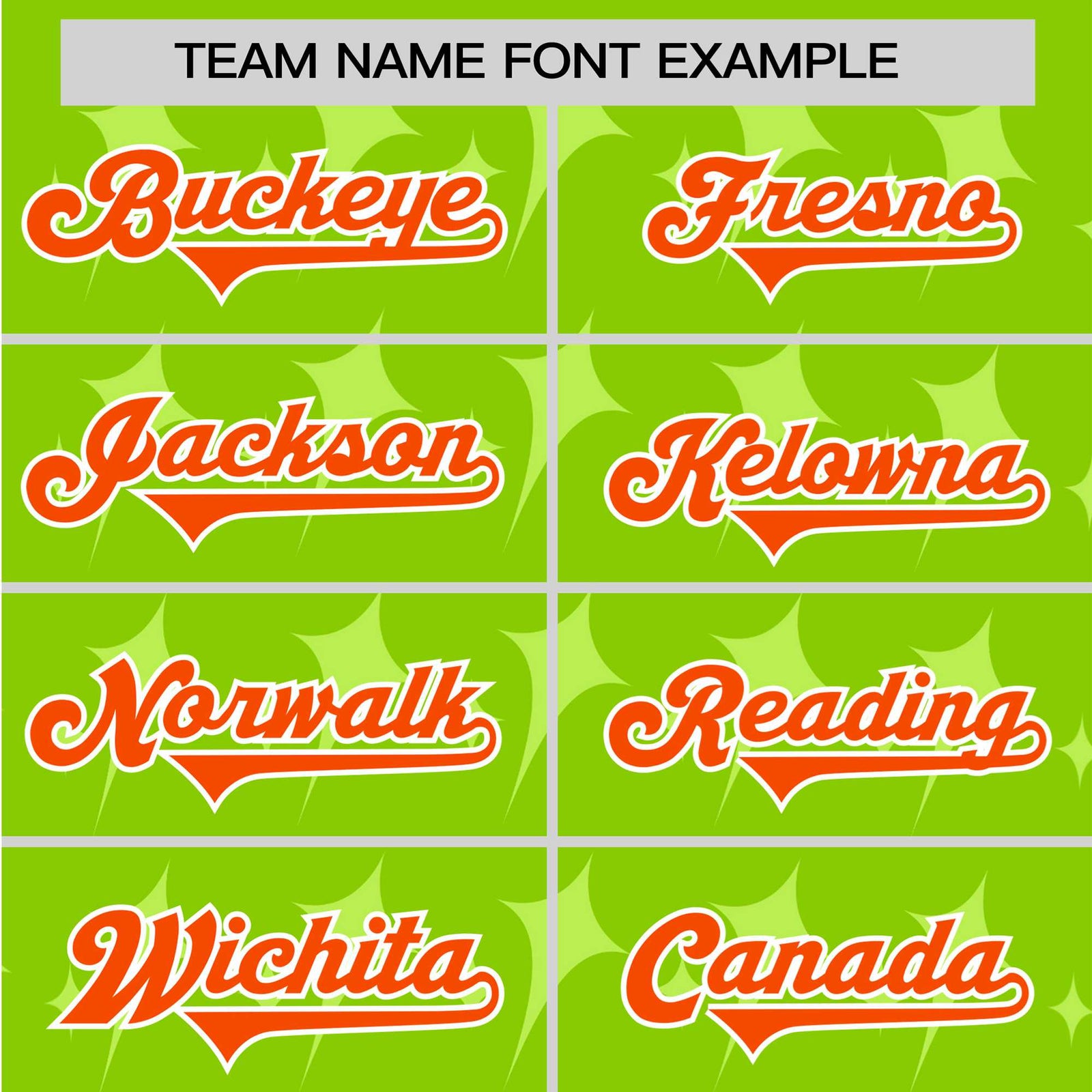 Custom Neon Green Orange White Authentic Four Pointed Baseball Jersey