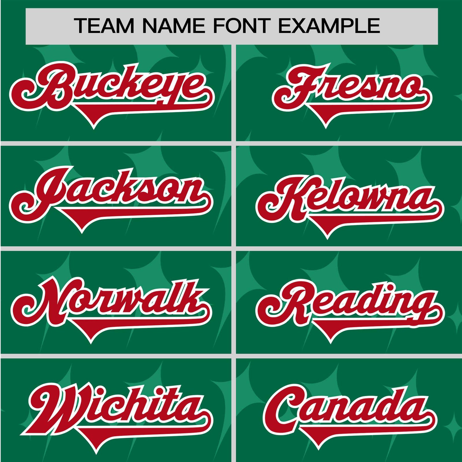 Custom Kelly Green Red White Authentic Four Pointed Baseball Jersey