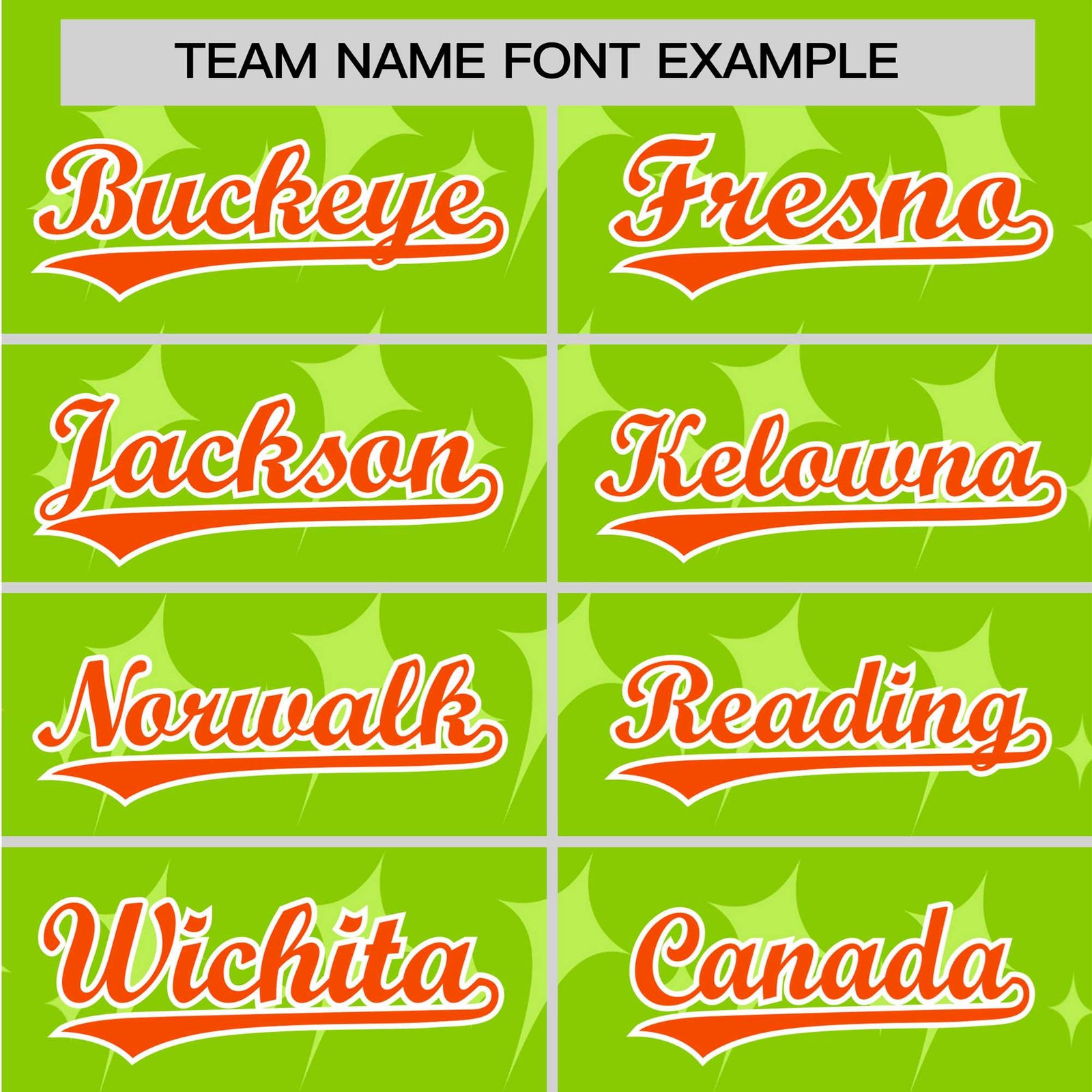 Custom Neon Green Orange White Authentic Four Pointed Baseball Jersey