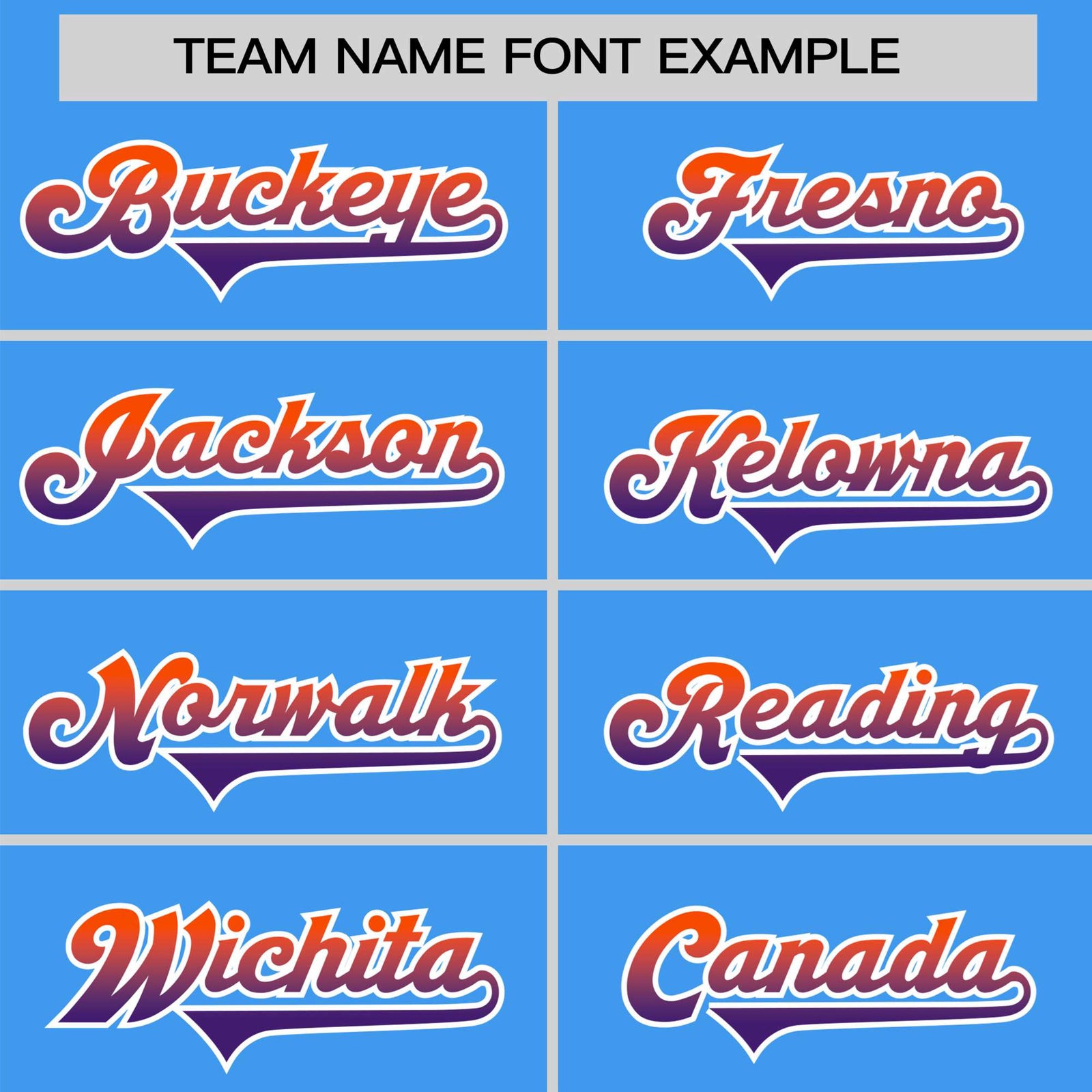 Custom Powder Blue Orange-Purple Gradient Fashion Authentic Baseball Jersey