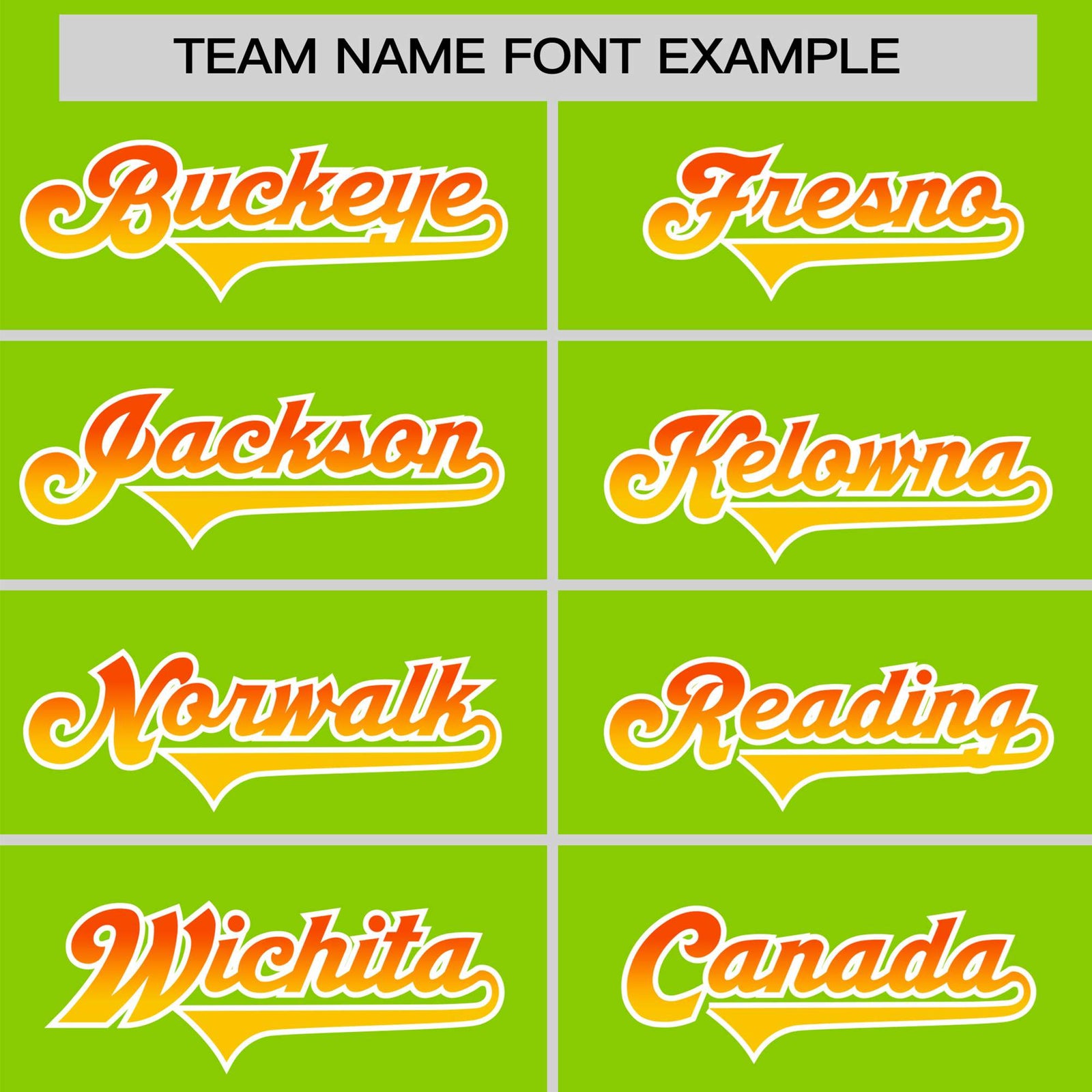 Custom Neon Green Orange-Gold Gradient Fashion Authentic Baseball Jersey