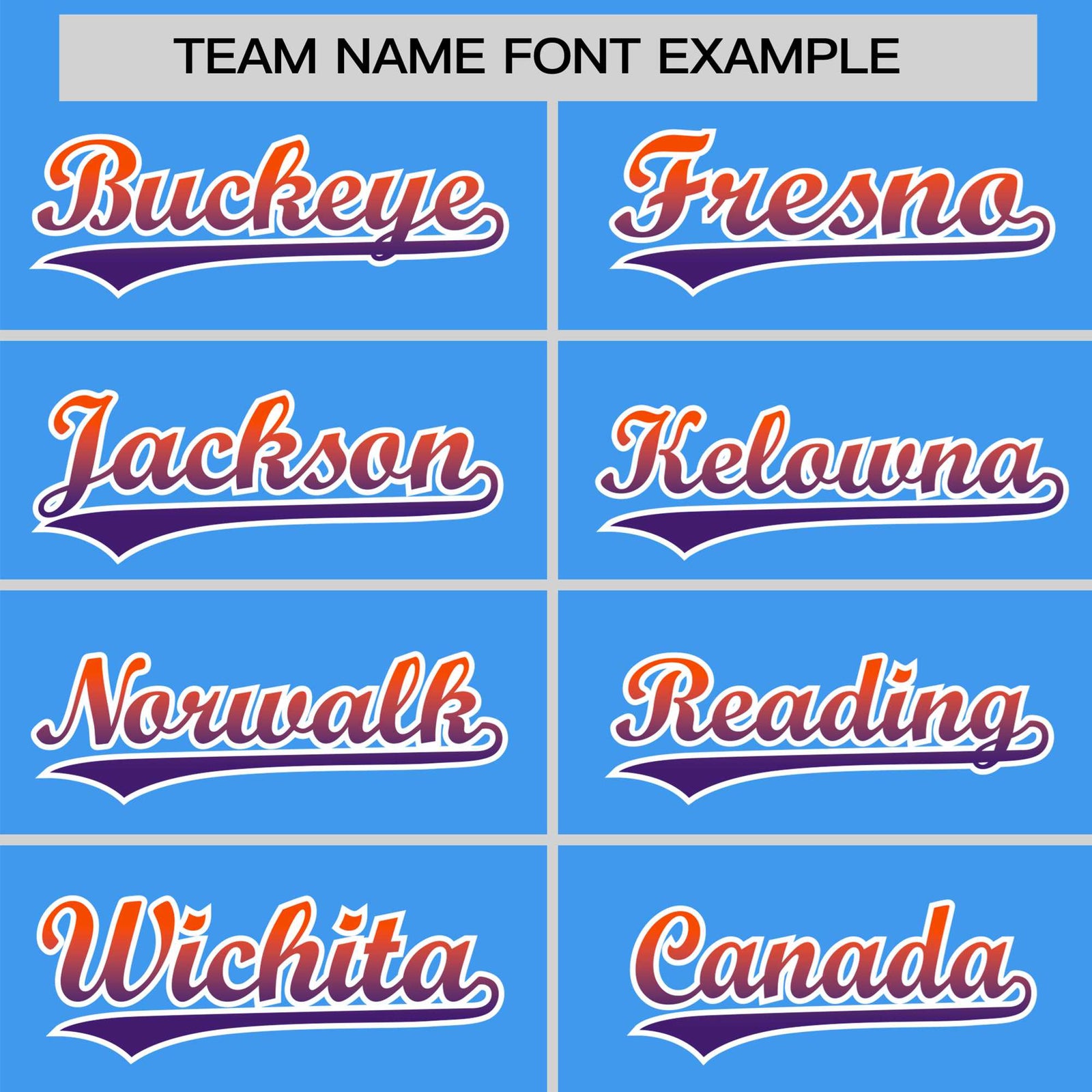 Custom Powder Blue Orange-Purple Gradient Fashion Authentic Baseball Jersey