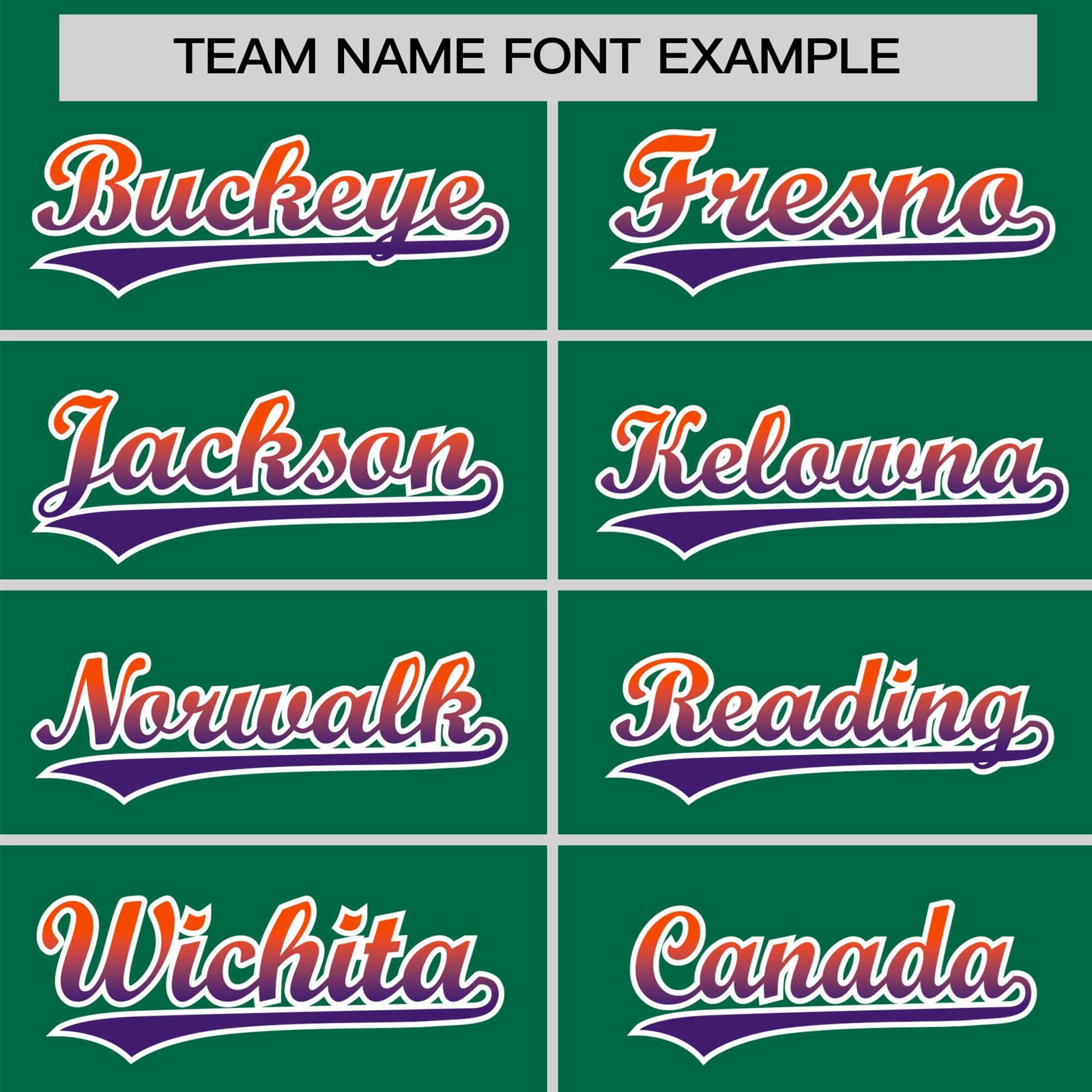 Custom Green Orange-Purple Gradient Fashion Authentic Baseball Jersey