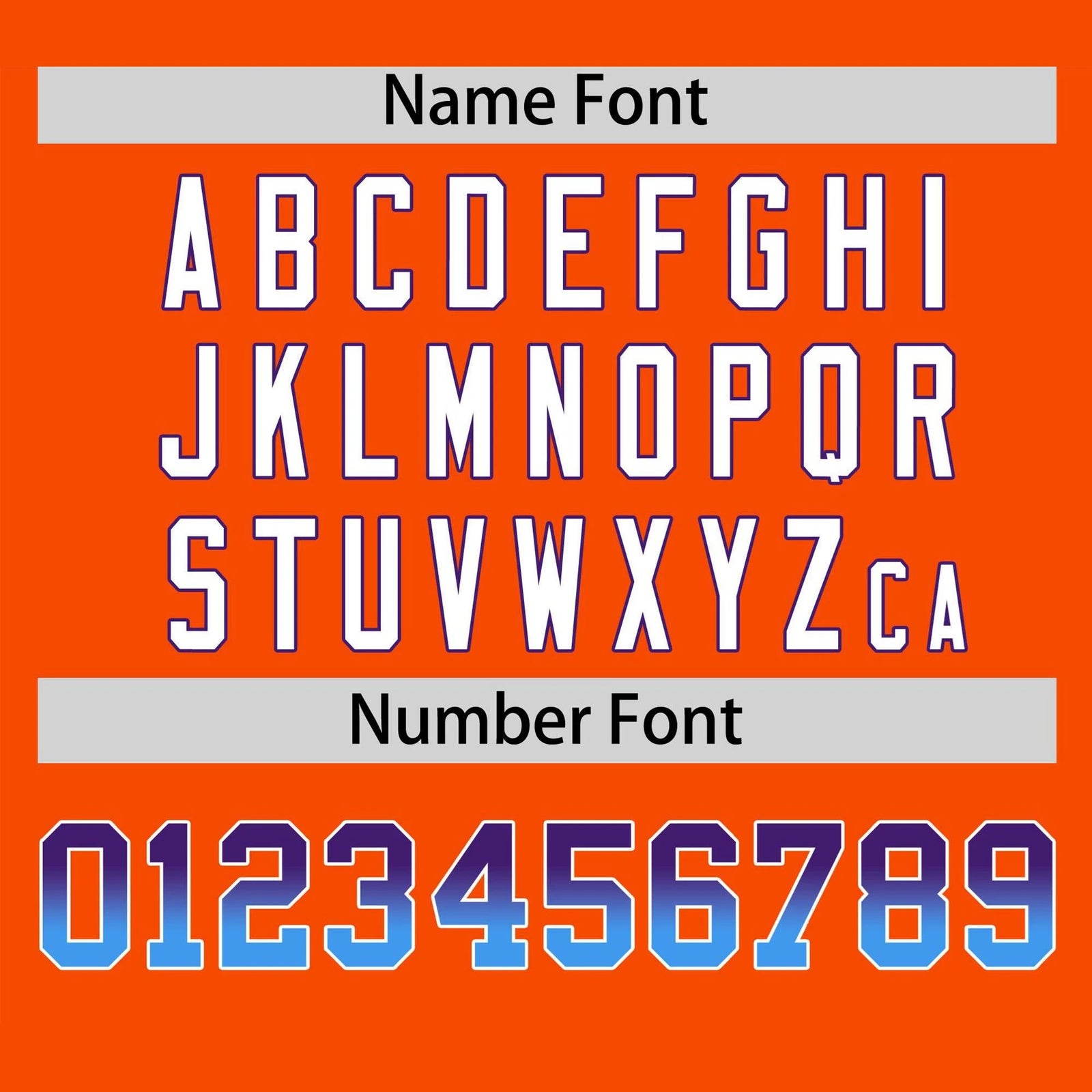 Custom Orange Purple-Powder Blue Gradient Fashion Authentic Baseball Jersey