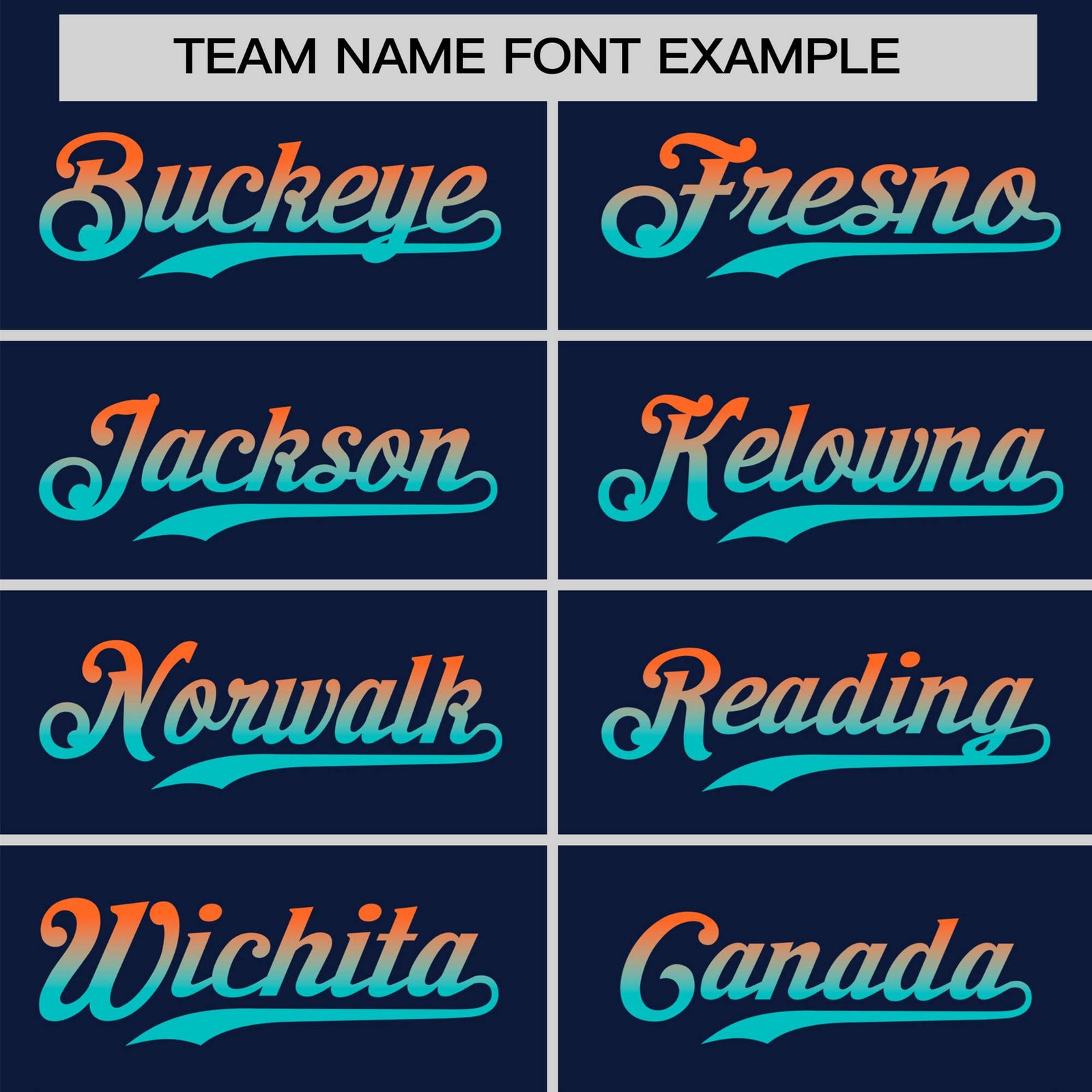 Custom Navy Orange-Aqua Gradient Fashion Authentic Baseball Jersey