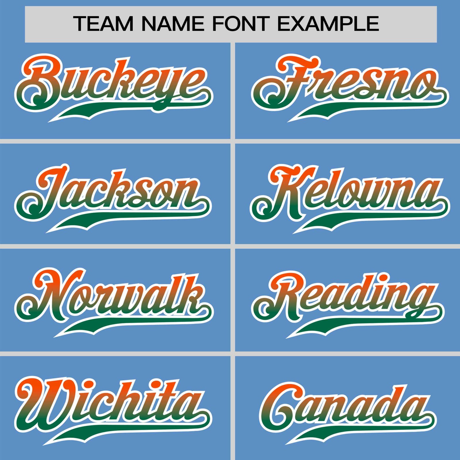 Custom Light Blue Orange-Green Gradient Fashion Authentic Baseball Jersey