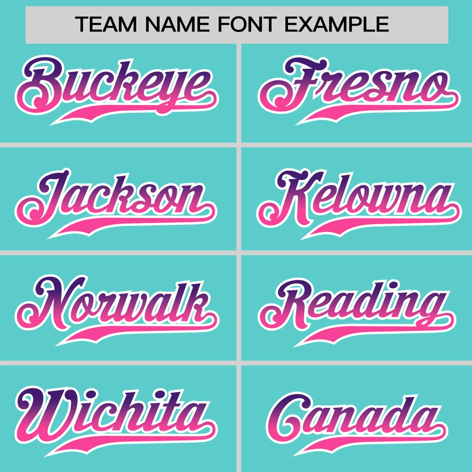 Custom Aqua Purple-Pink Gradient Fashion Authentic Baseball Jersey