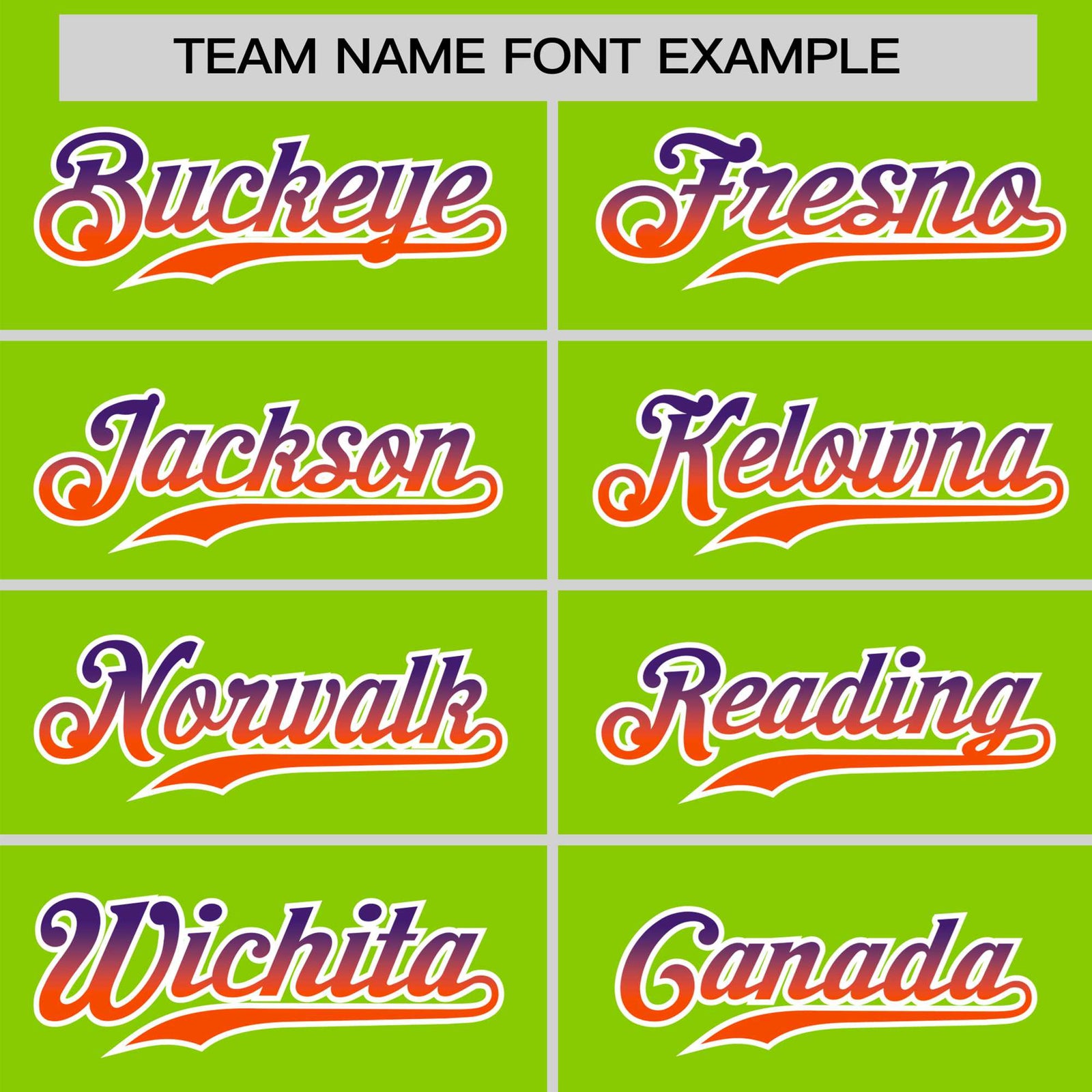 Custom Neon Green Purple-Orange Gradient Fashion Authentic Baseball Jersey