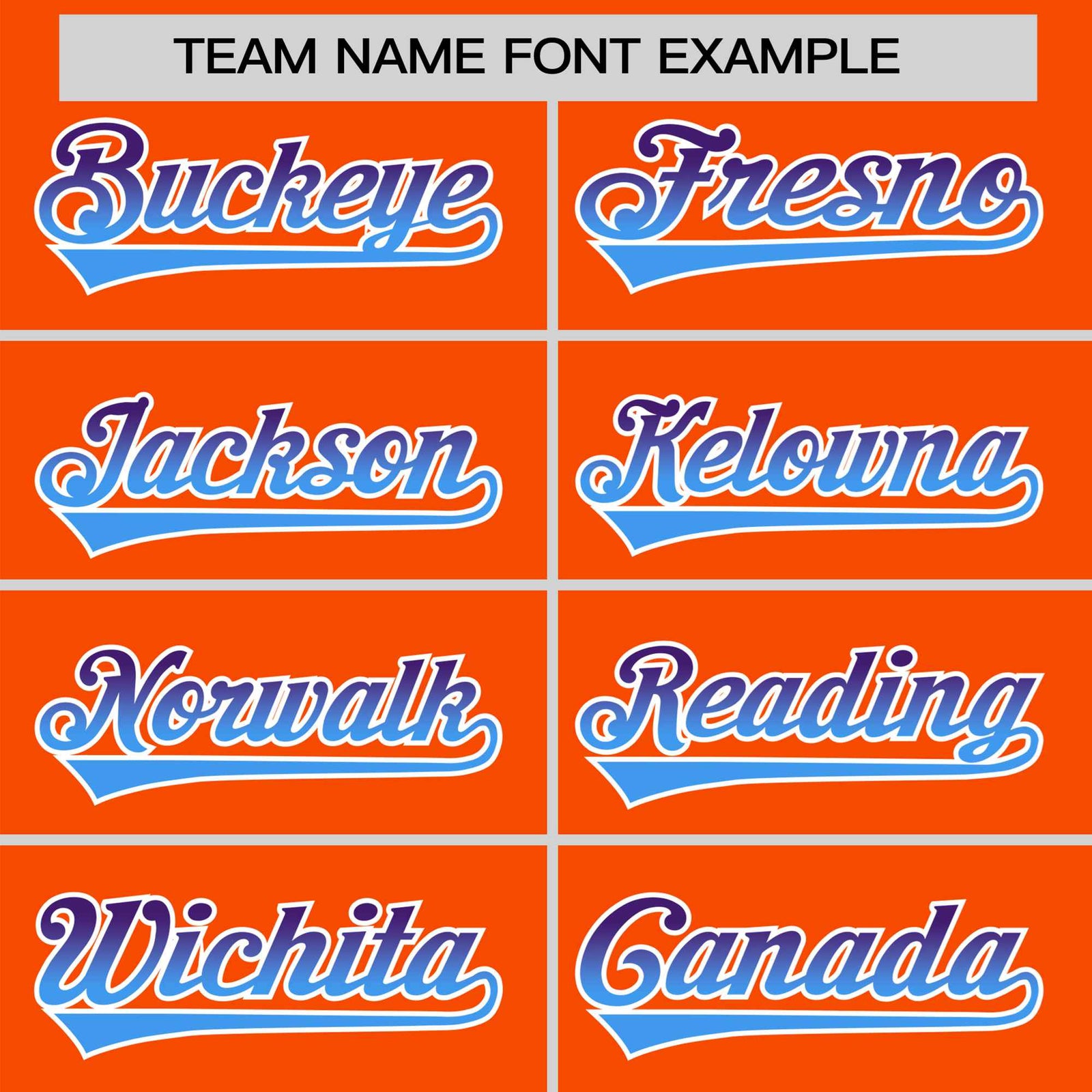 Custom Orange Purple-Powder Blue Gradient Fashion Authentic Baseball Jersey