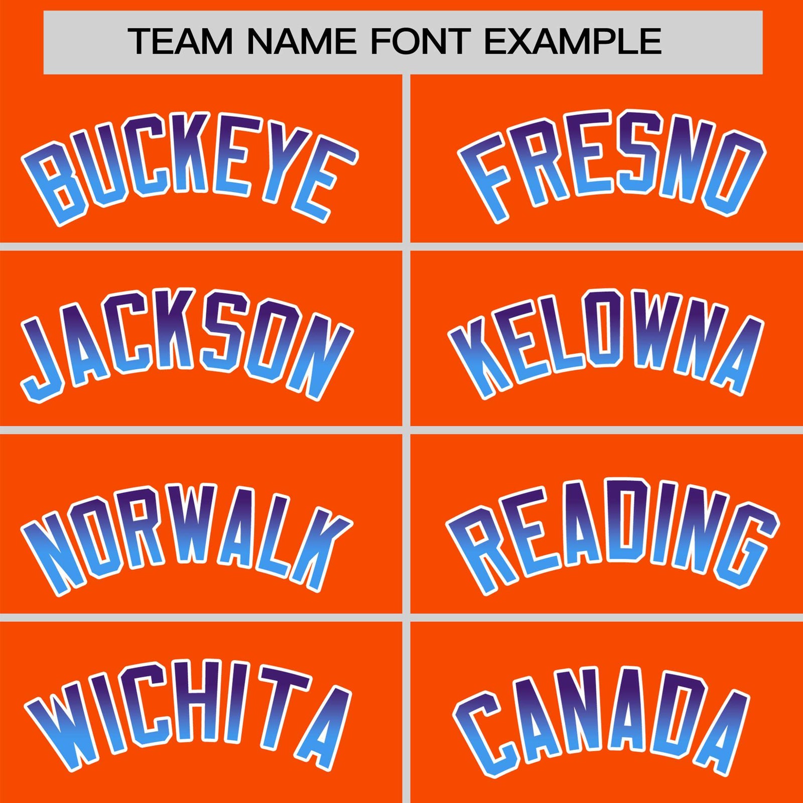 Custom Orange Purple-Powder Blue Gradient Fashion Authentic Baseball Jersey