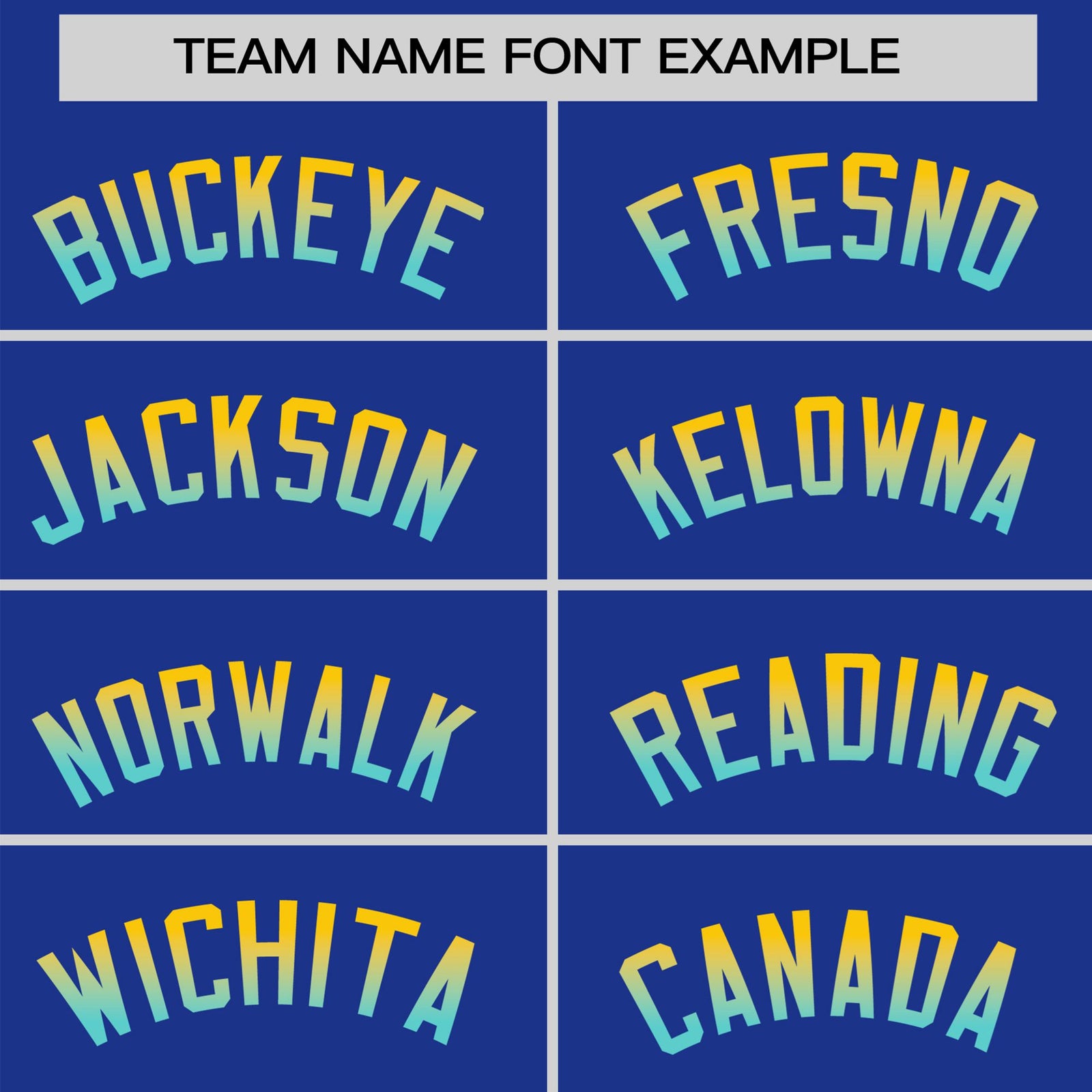 Custom Royal Blue Gold-Aqua Gradient Fashion Authentic Baseball Jersey