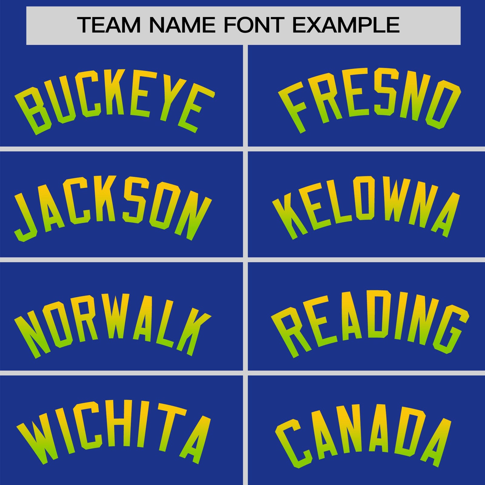 Custom Royal Blue Gold-Neon Green Gradient Fashion Authentic Baseball Jersey