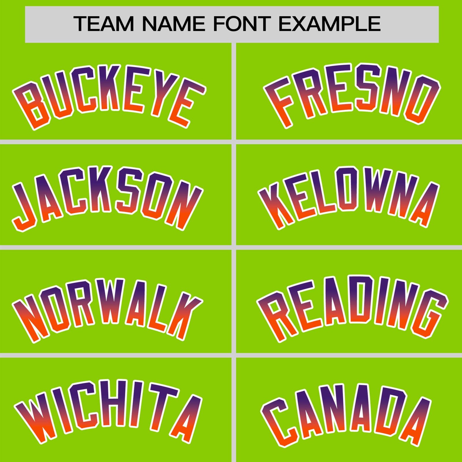 Custom Neon Green Purple-Orange Gradient Fashion Authentic Baseball Jersey