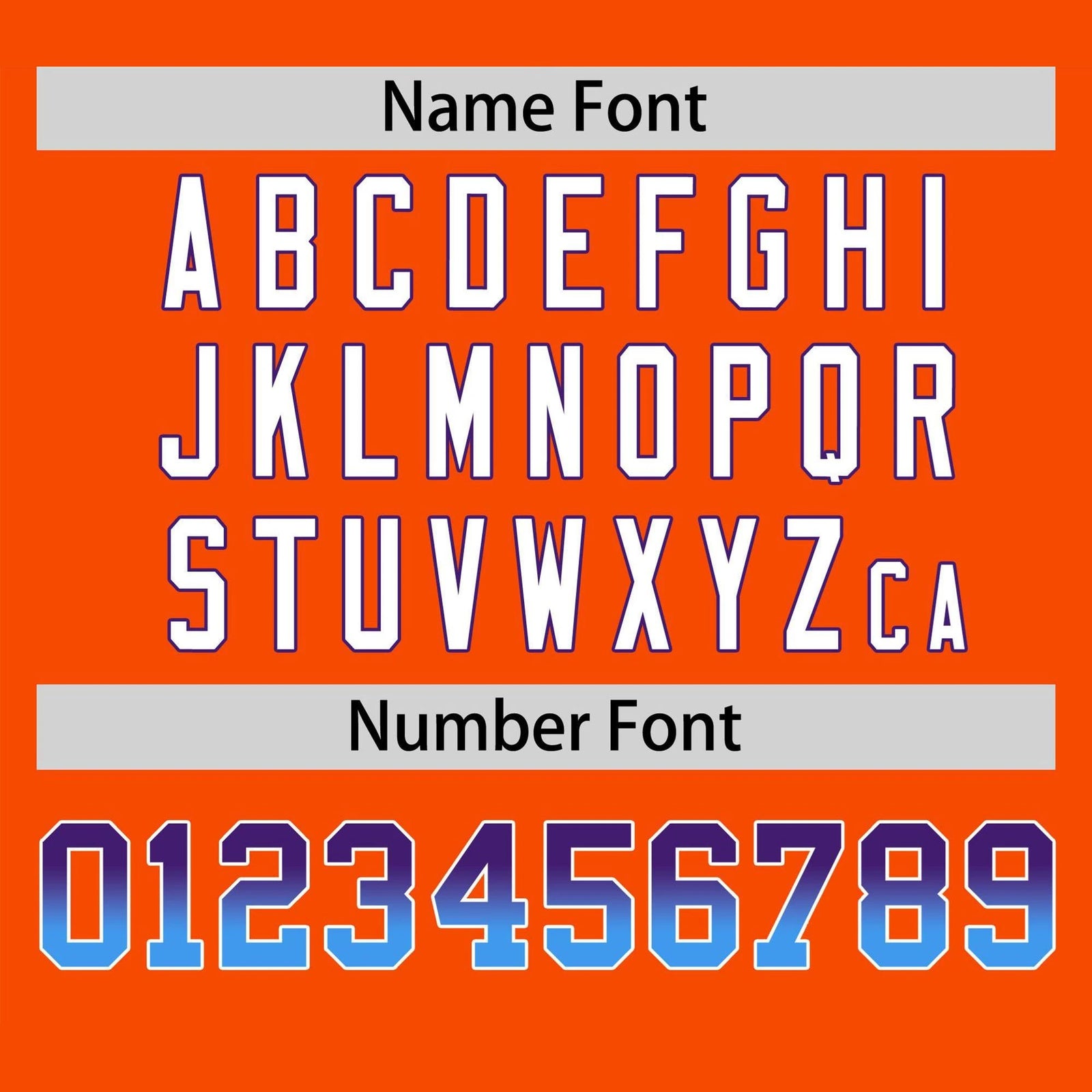 Custom Orange Purple-Powder Blue Gradient Fashion Authentic Baseball Jersey