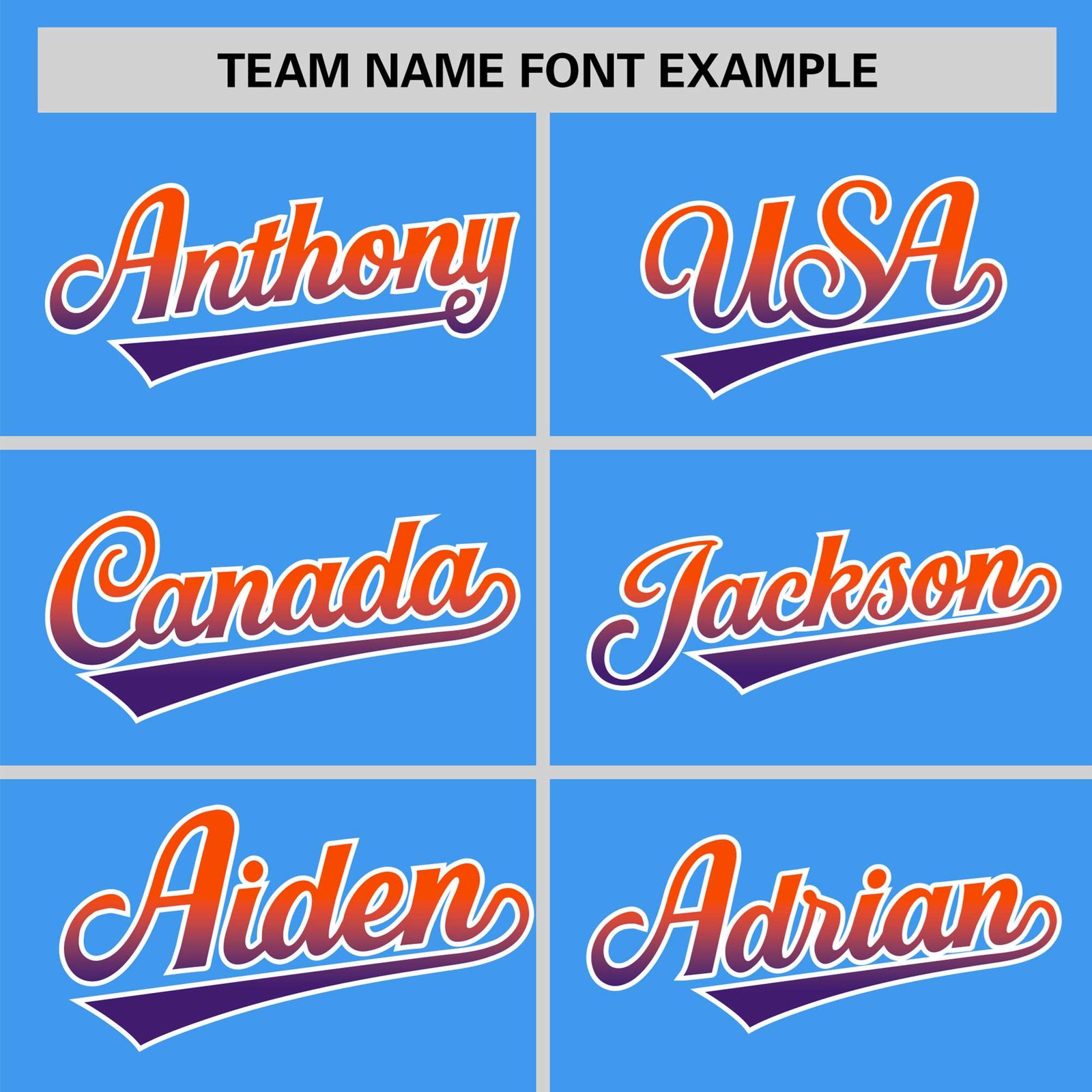 Custom Powder Blue Orange-Purple Gradient Fashion Authentic Baseball Jersey