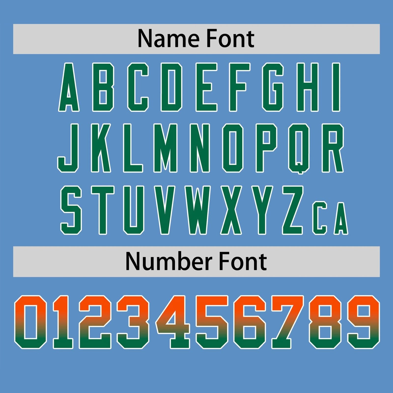 Custom Light Blue Orange-Green Gradient Fashion Authentic Baseball Jersey