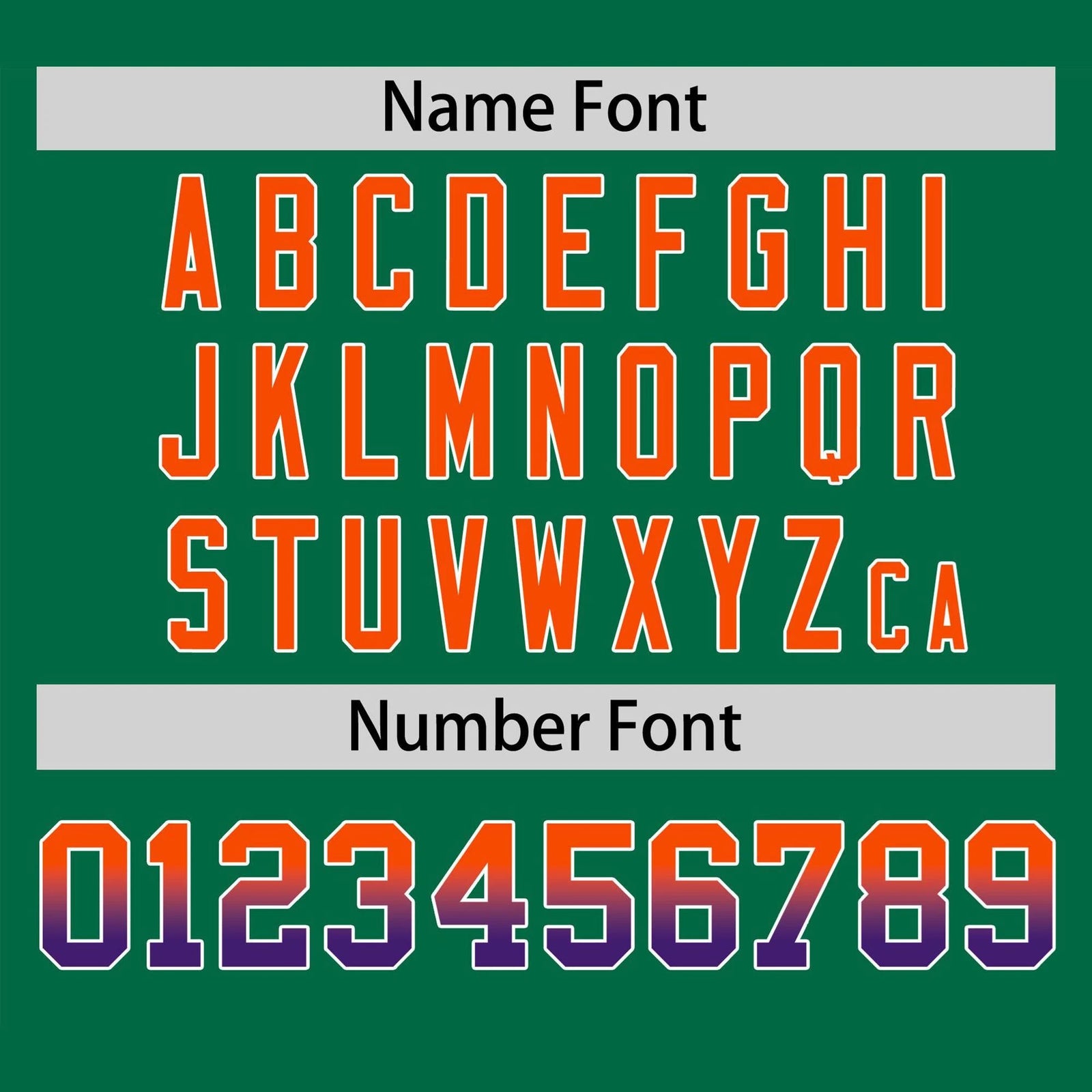 Custom Green Orange-Purple Gradient Fashion Authentic Baseball Jersey