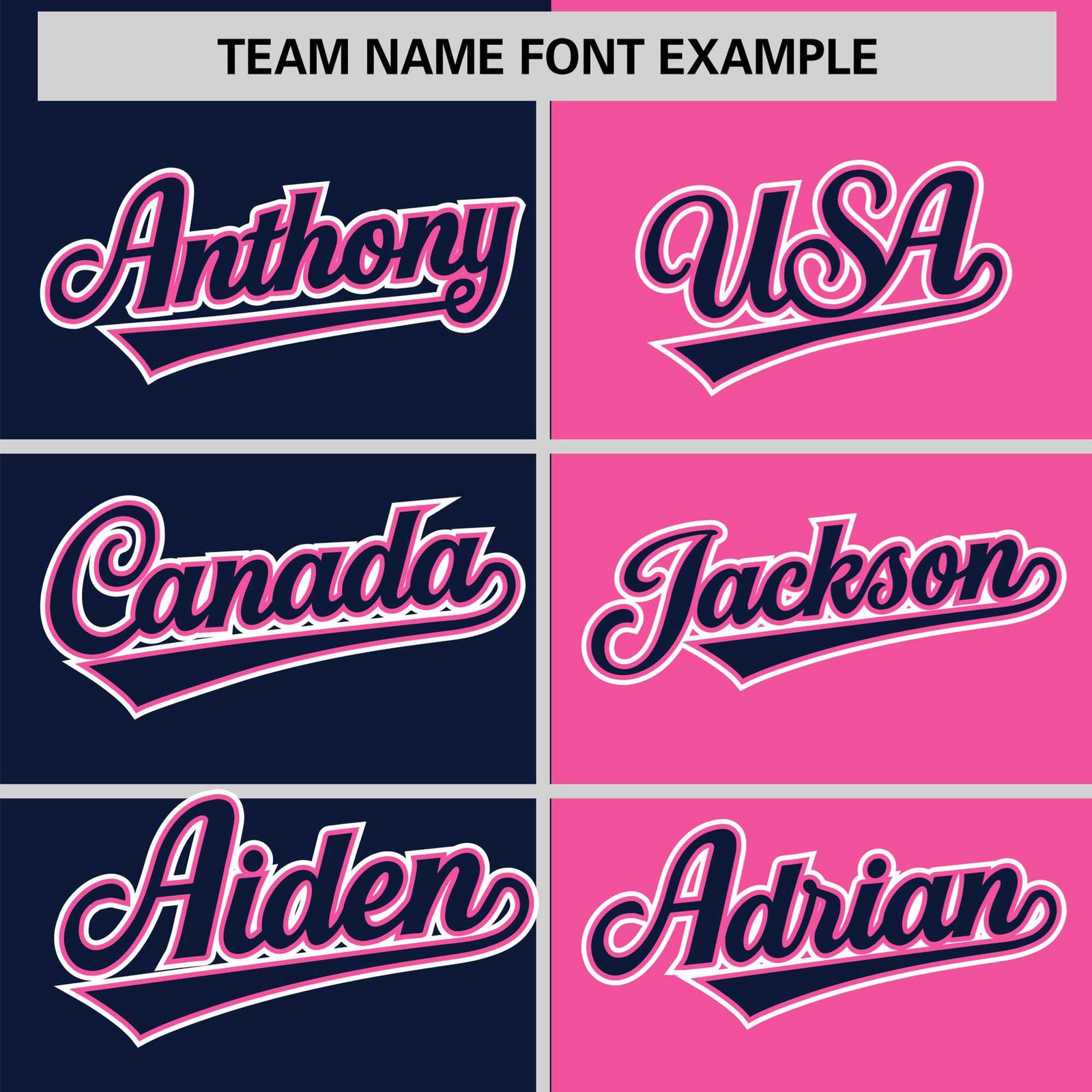 Custom Navy Pink Authentic Split Fashion Baseball Jersey