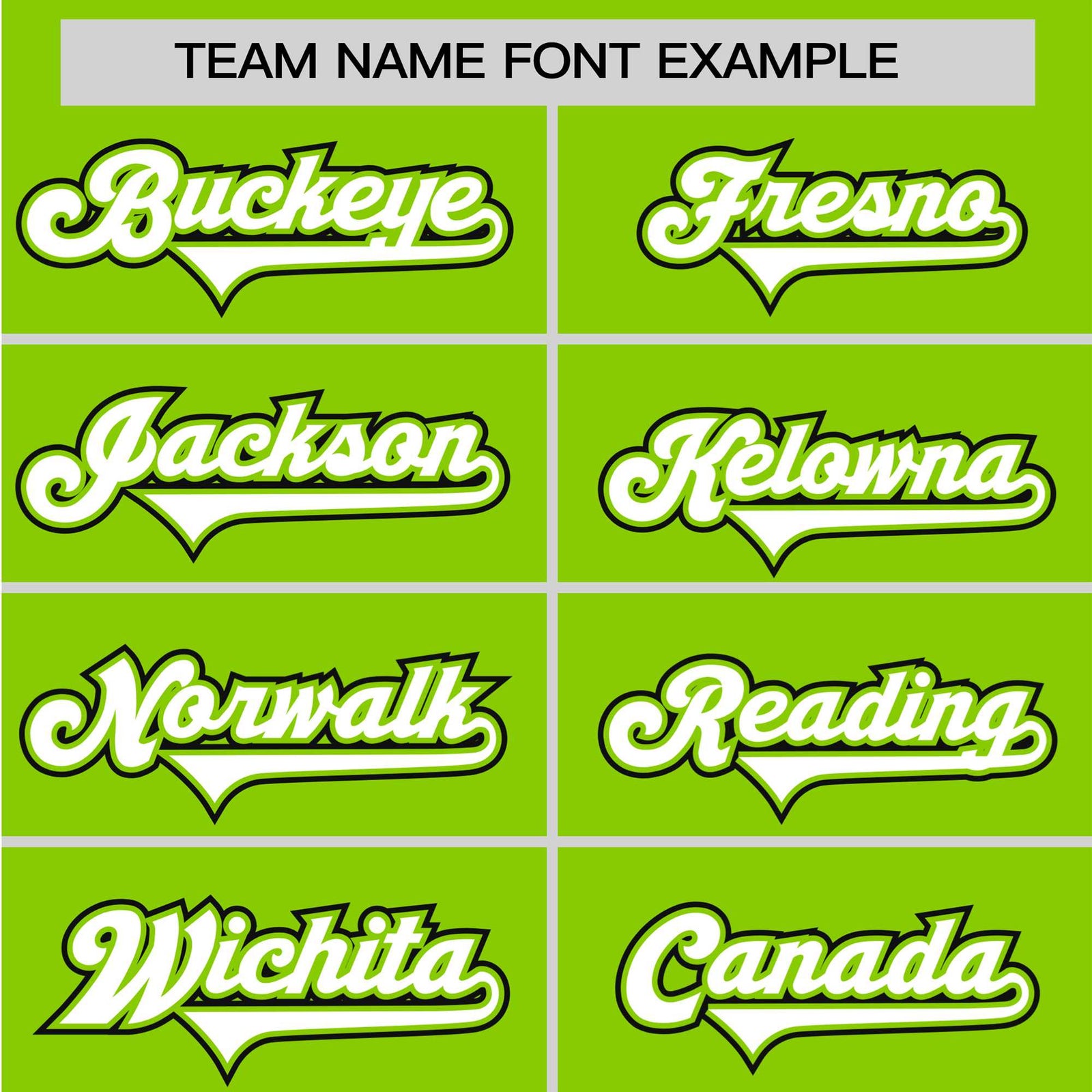 Custom Neon Green White Black Authentic Colored Buttons Baseball Jersey