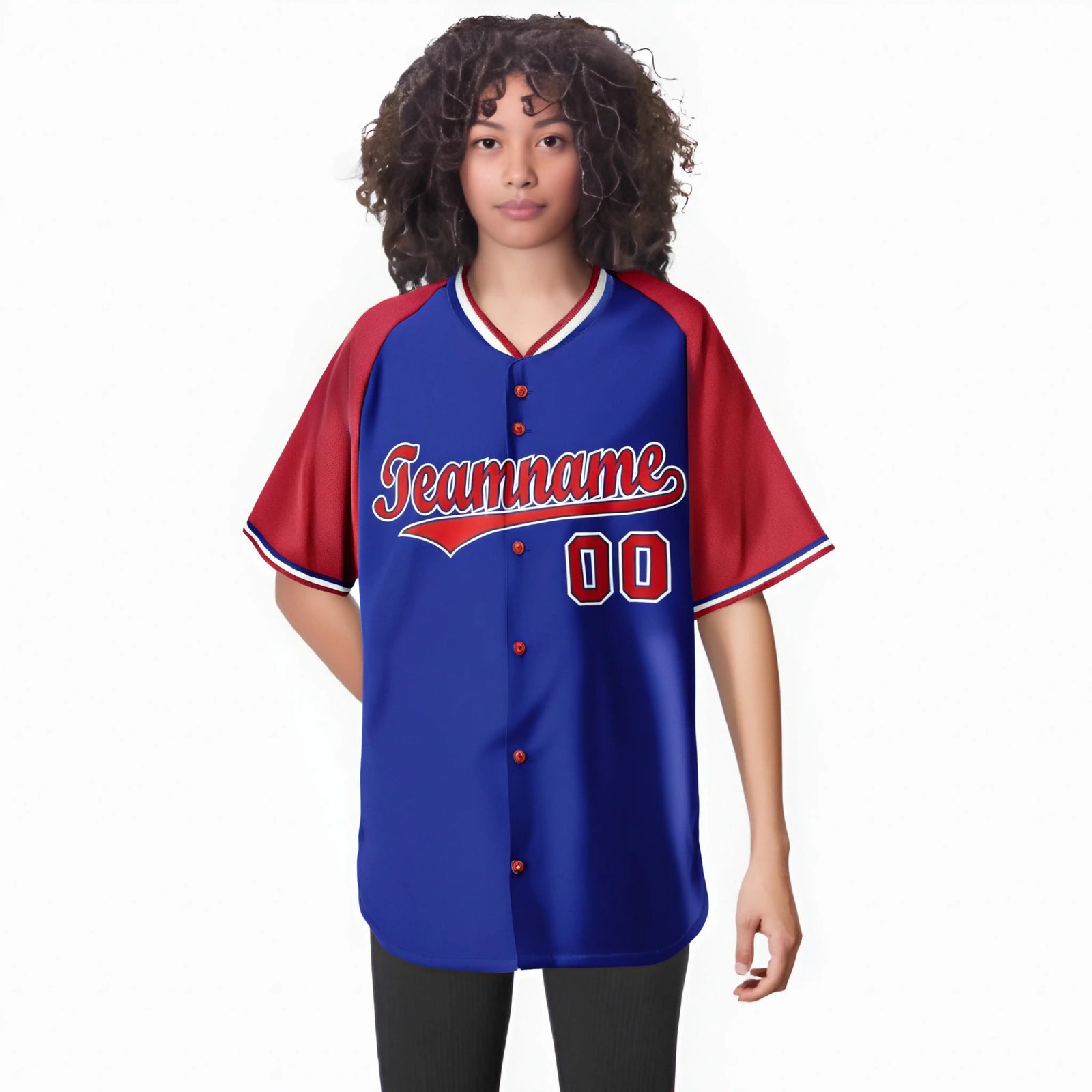 Custom Purple Burgundy White Authentic Colored Buttons Baseball Jersey