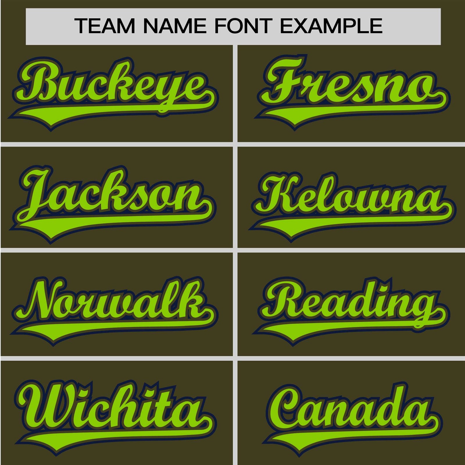 Custom Olive Neon Green Black Authentic Colored Buttons Baseball Jersey