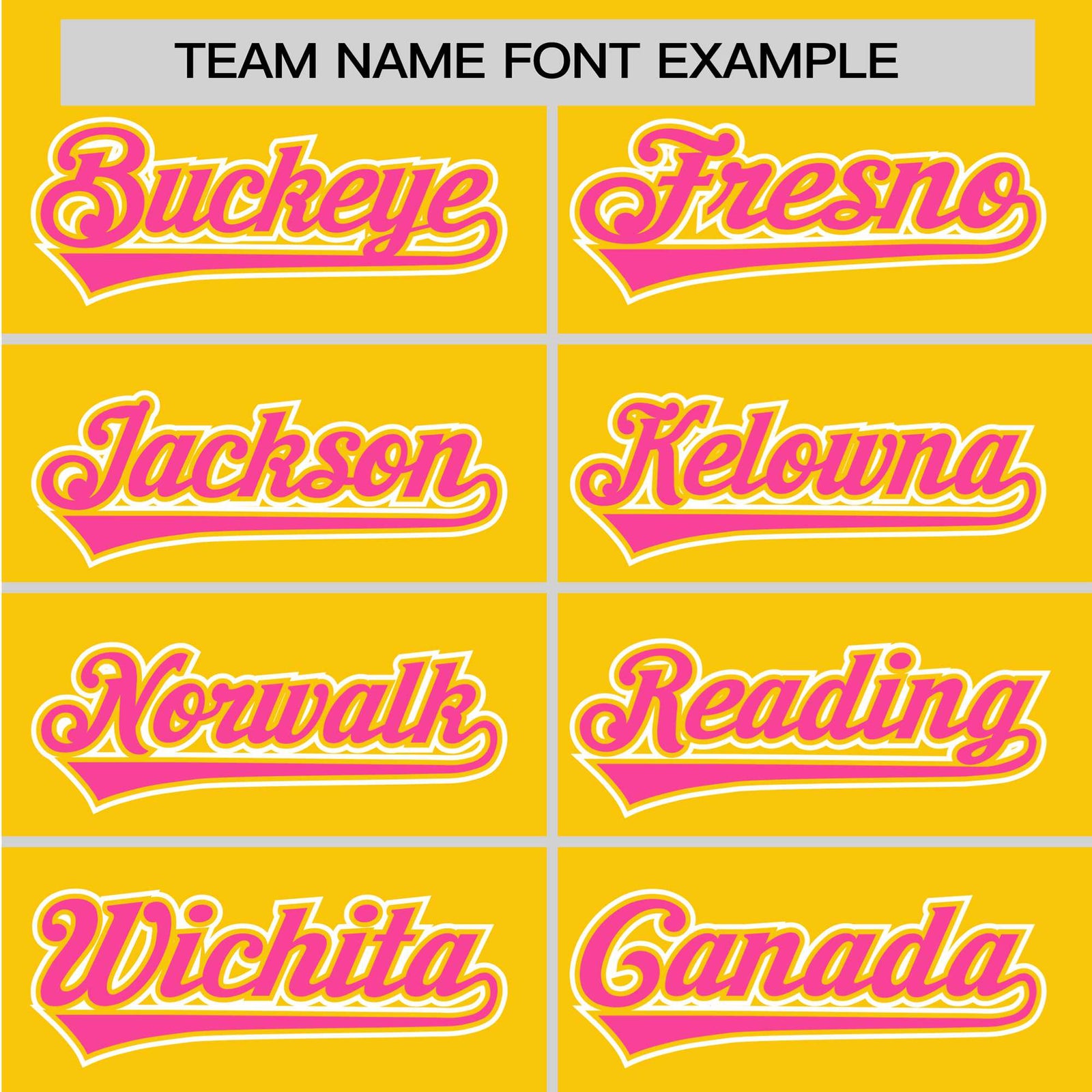 Custom Yellow Pink White Authentic Colored Buttons Baseball Jersey