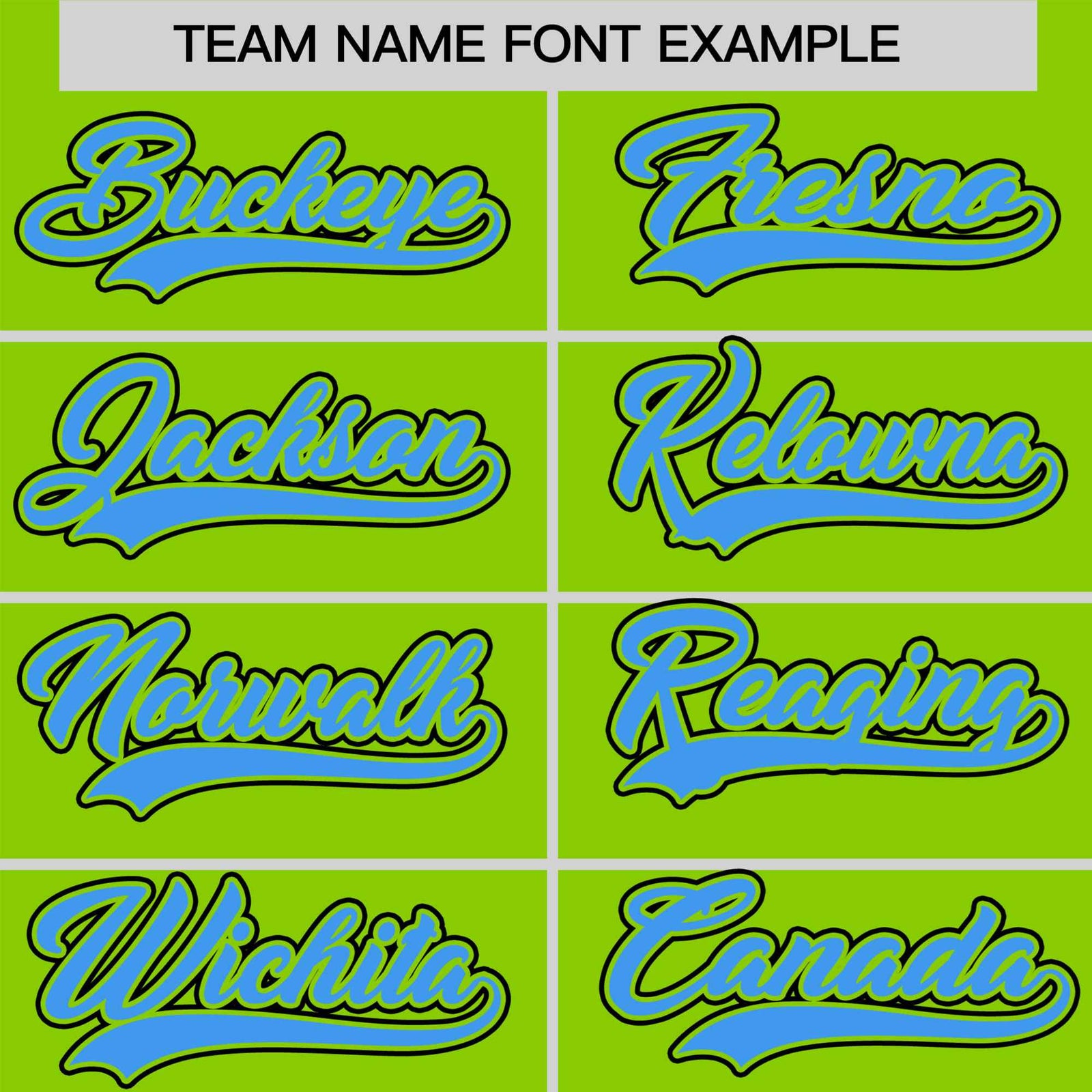 Custom Neon Green Blue Black Authentic Colored Buttons Baseball Jersey