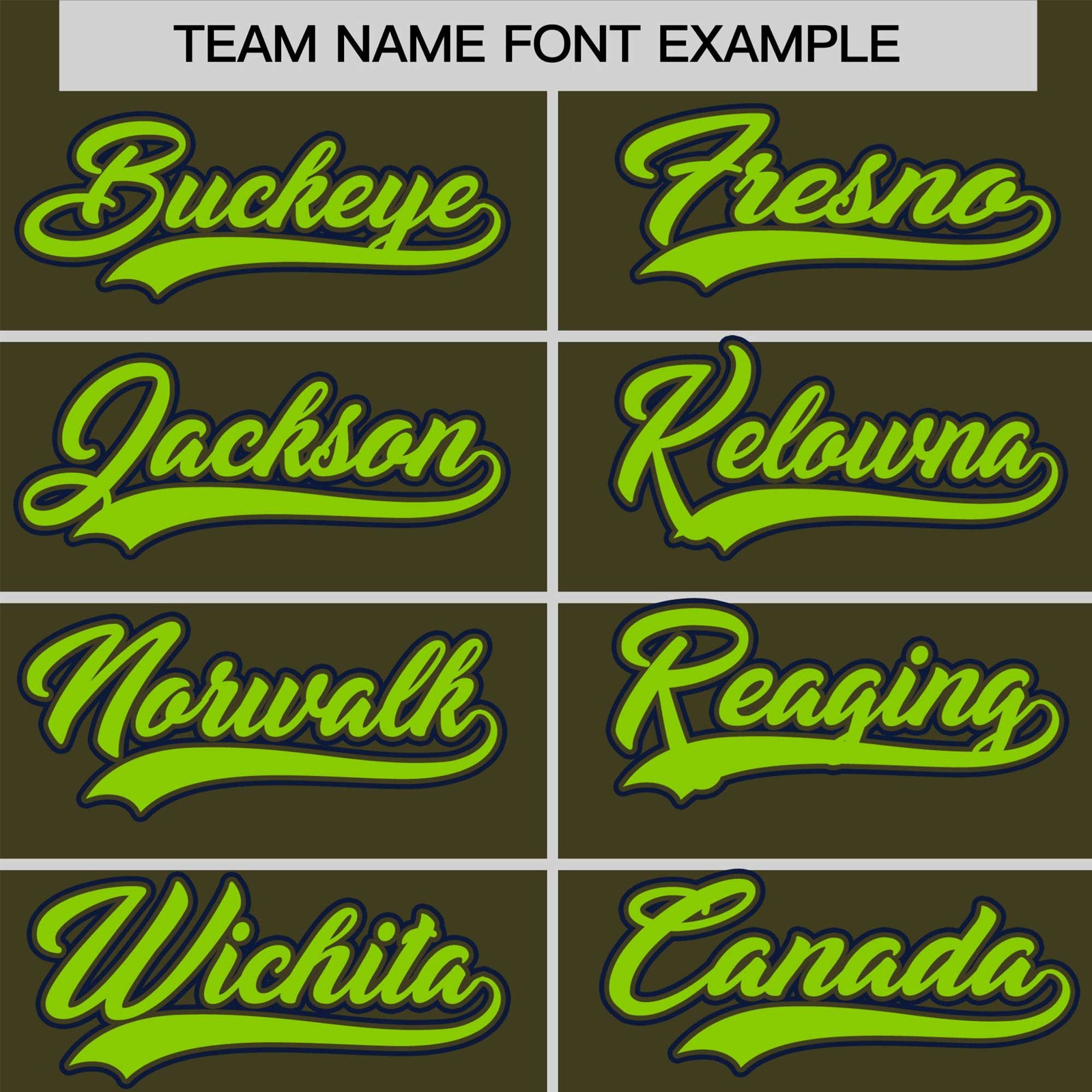 Custom Olive Neon Green Black Authentic Colored Buttons Baseball Jersey