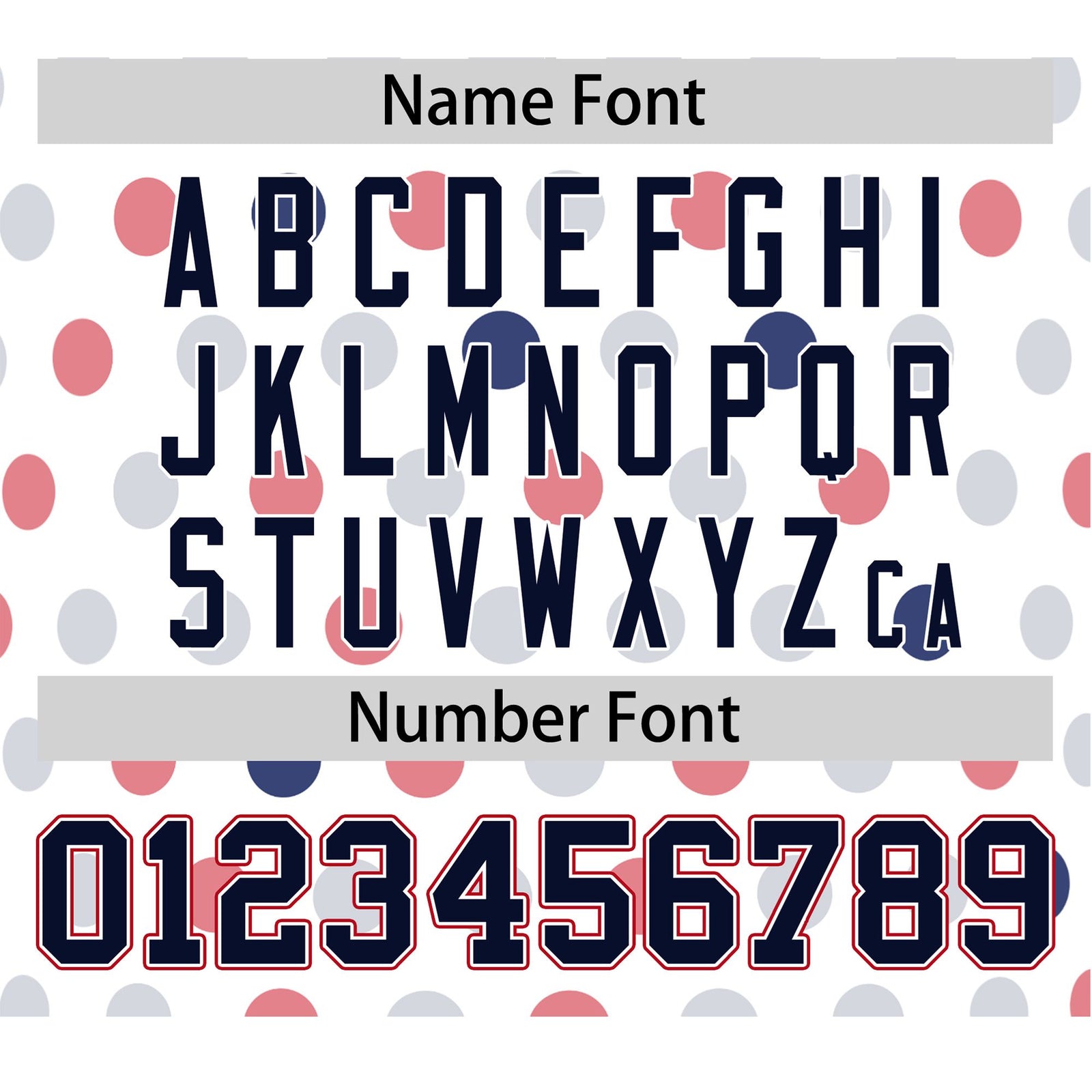 Custom White Navy Red Authentic Polka Dot Fashion Baseball Jersey