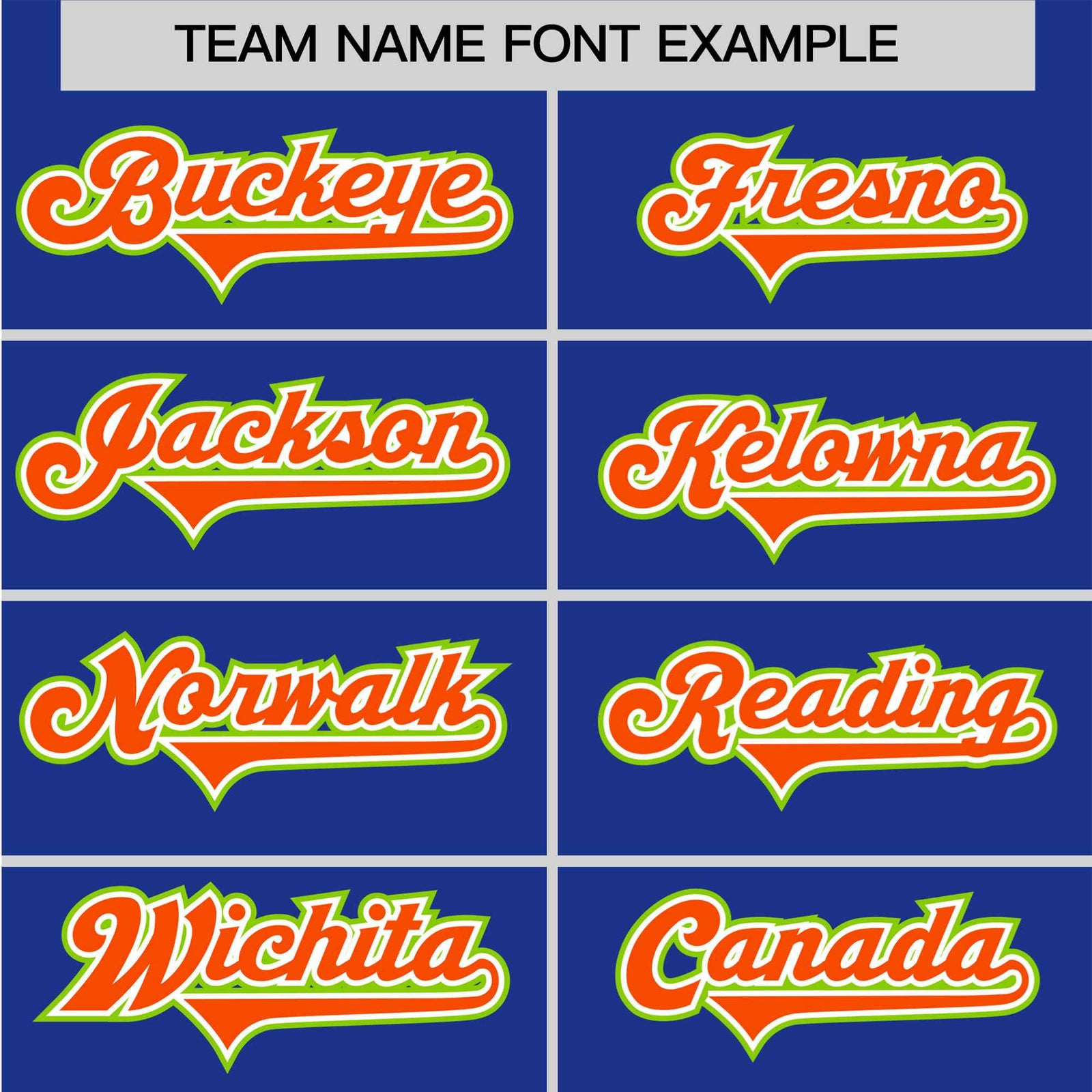 Custom Royal Blue Orange-Neon Green Authentic Plaid Sleeve Baseball Jersey