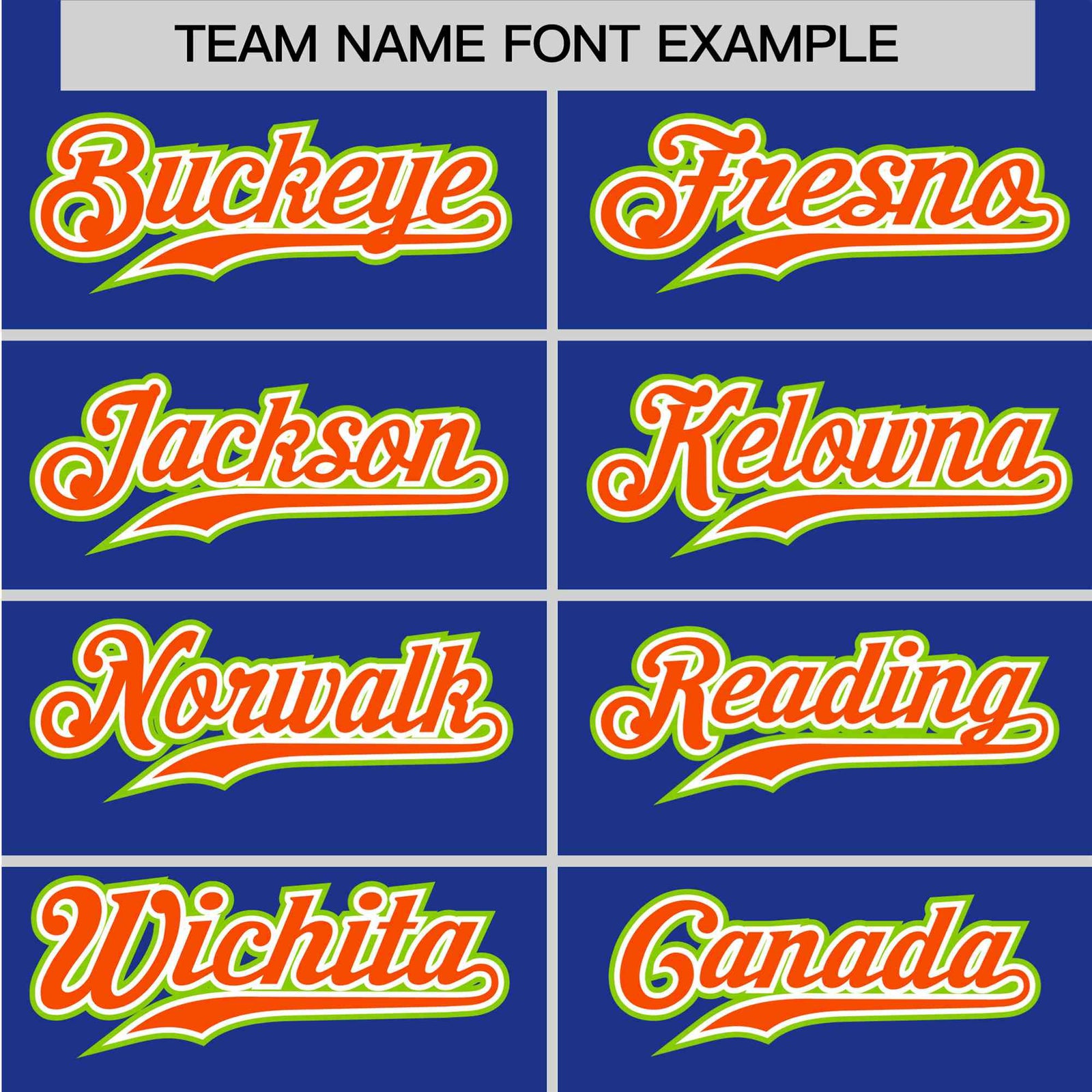 Custom Royal Blue Orange-Neon Green Authentic Plaid Sleeve Baseball Jersey