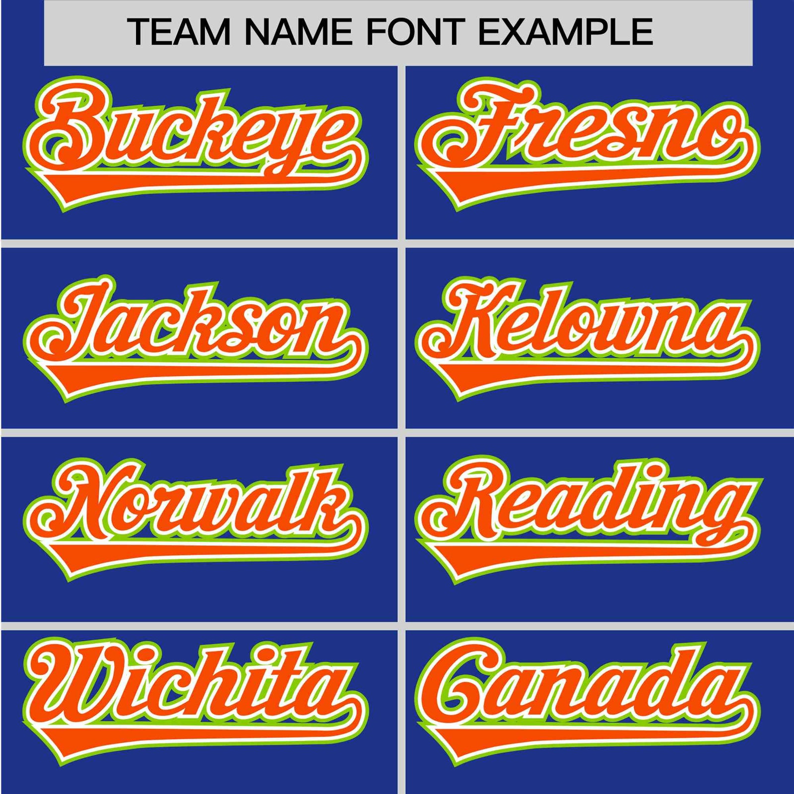 Custom Royal Blue Orange-Neon Green Authentic Plaid Sleeve Baseball Jersey