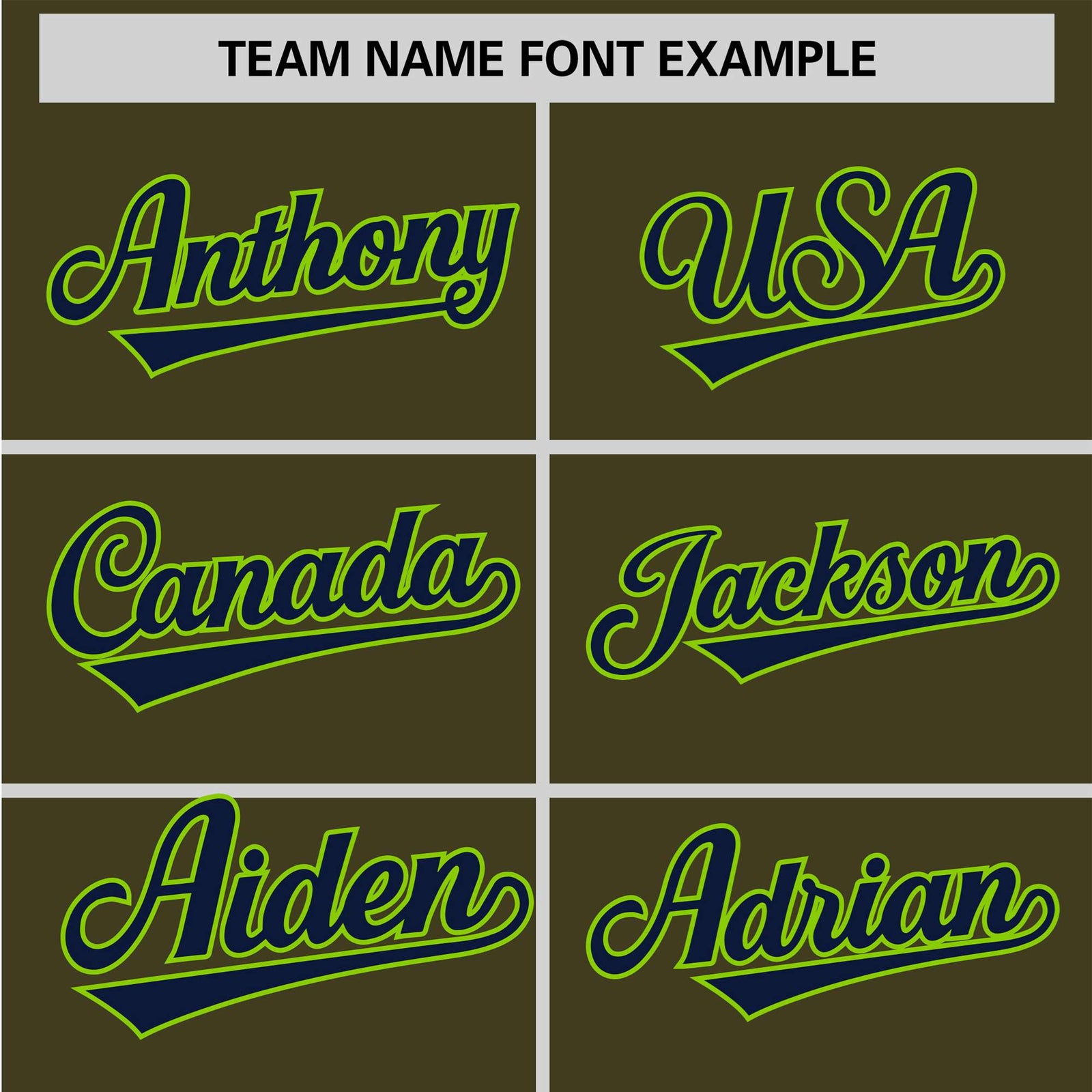 Custom Olive Neon Green-Navy Authentic Plaid Sleeve Baseball Jersey