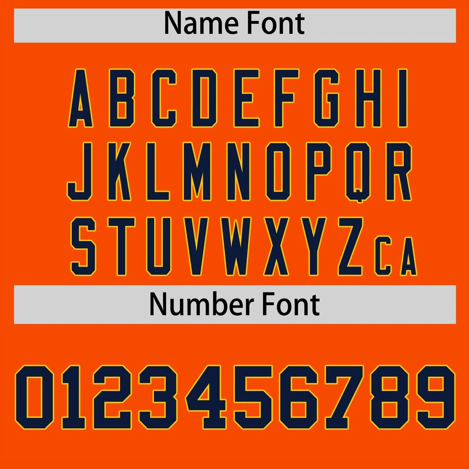 Custom Orange Navy Gradient Side Personalized Star Pattern Authentic Baseball Jersey